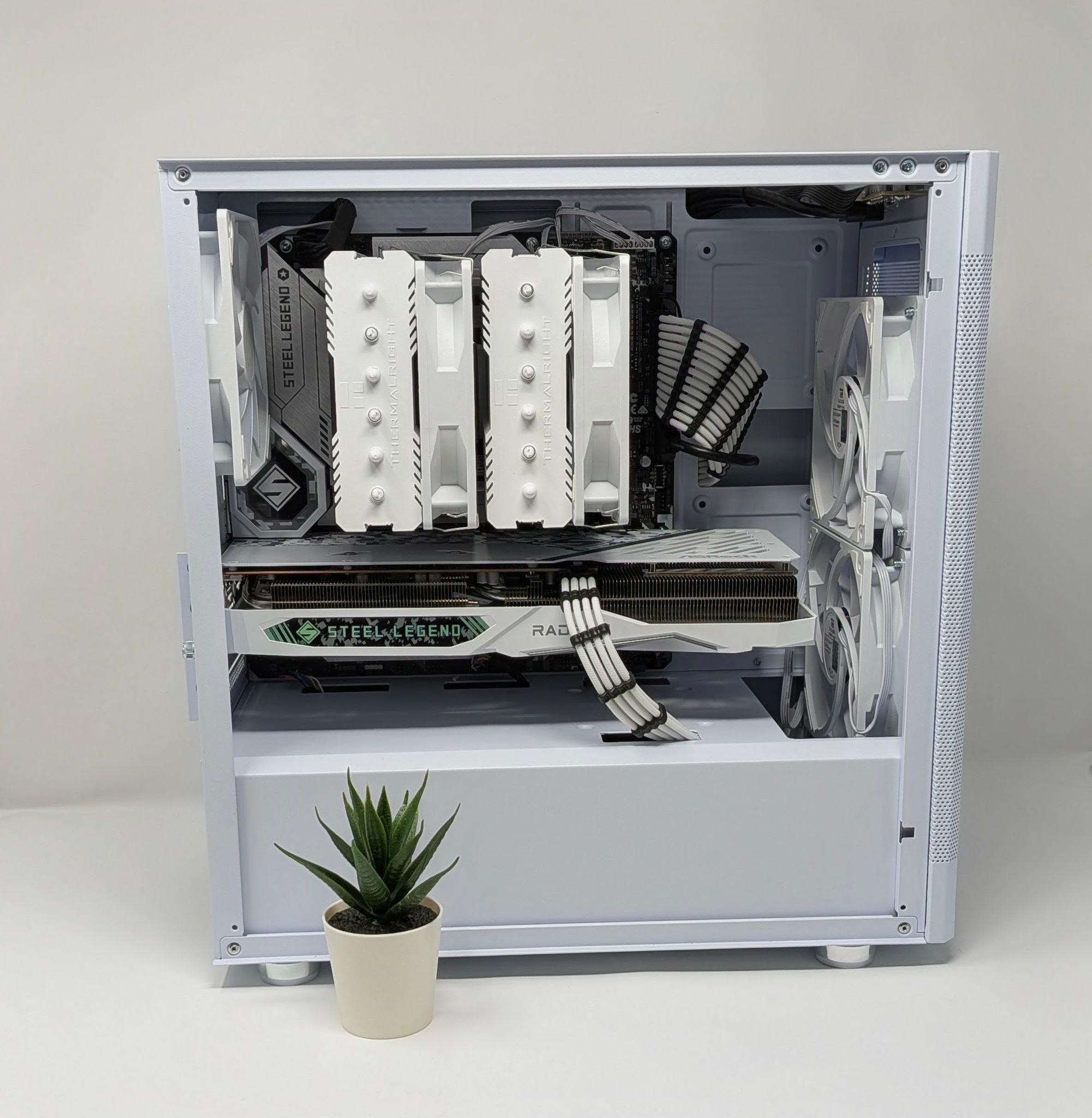 Silent Night | Intel i5-14400F | RX 7600 | 32gb RAM DDR 5 | Silicon Power UD 90 1TB M.2