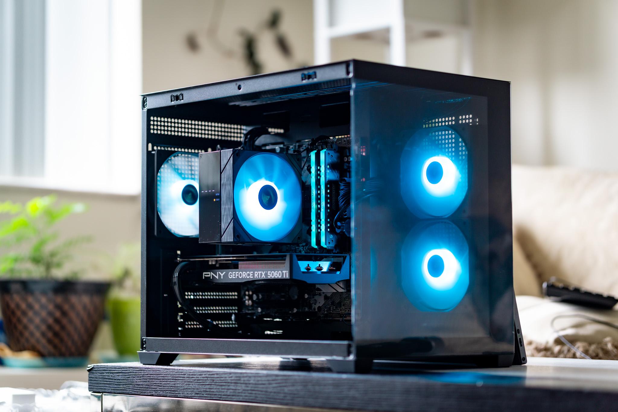 Gaming PC | RTX 5060Ti | Ryzen 5 5600 | 16GB DDR4 | ARGB | WiFi | 1440p Streaming/Gaming