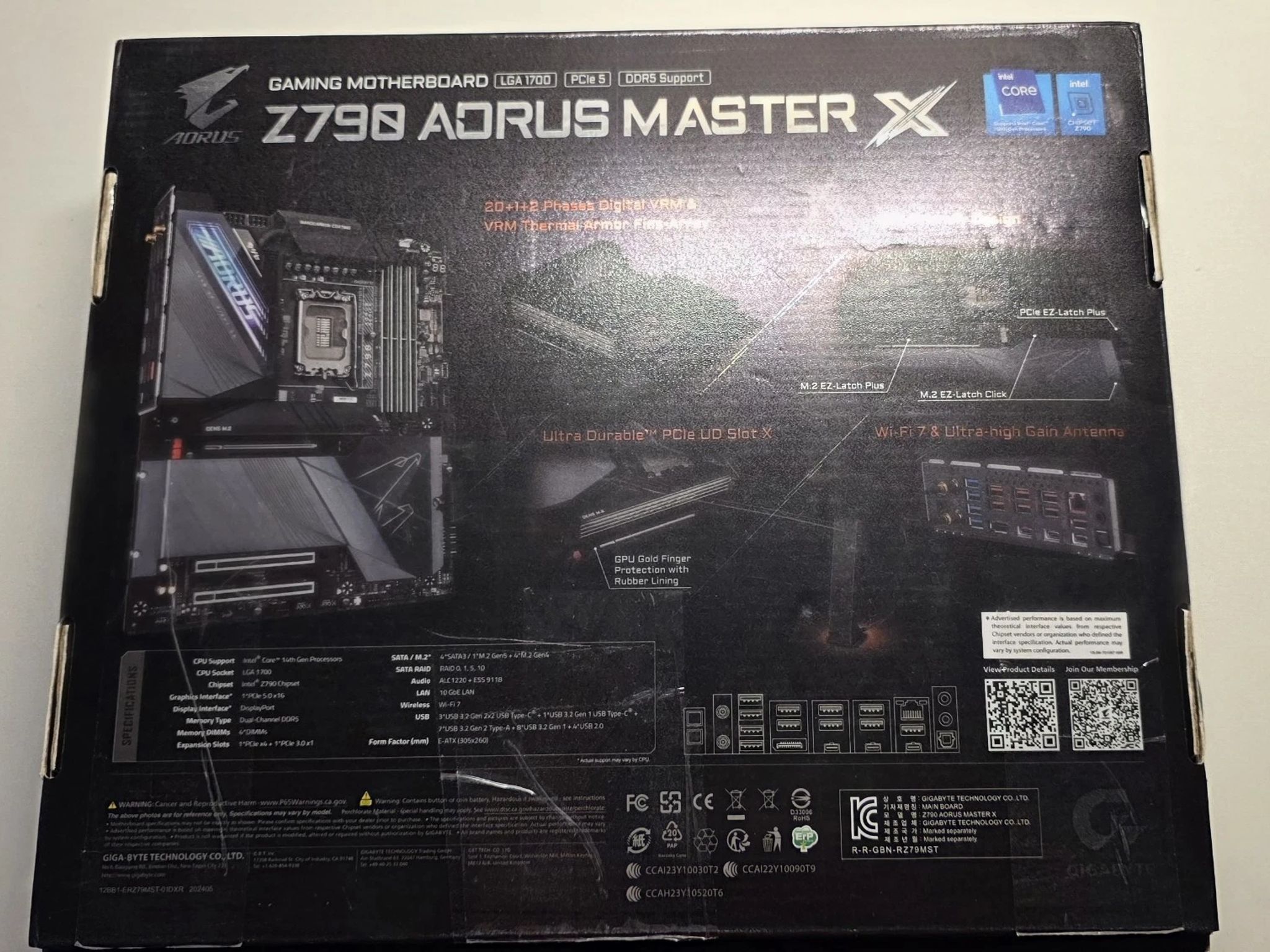 GIGABYTE Z790 AORUS MASTER X LGA 1700 | EATX Intel DDR5 Motherboard