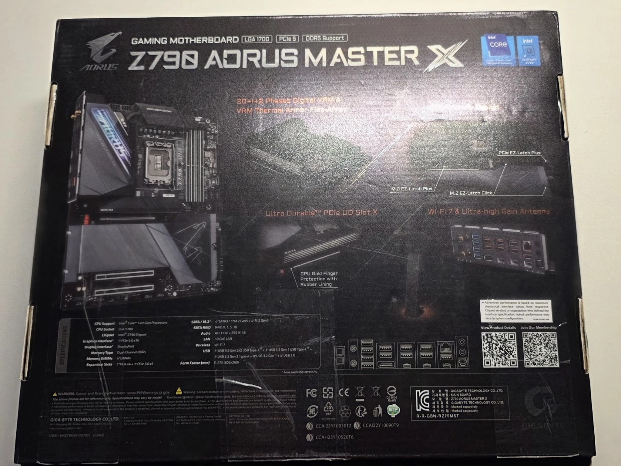 GIGABYTE Z790 AORUS MASTER X LGA 1700 | EATX Intel DDR5 Motherboard