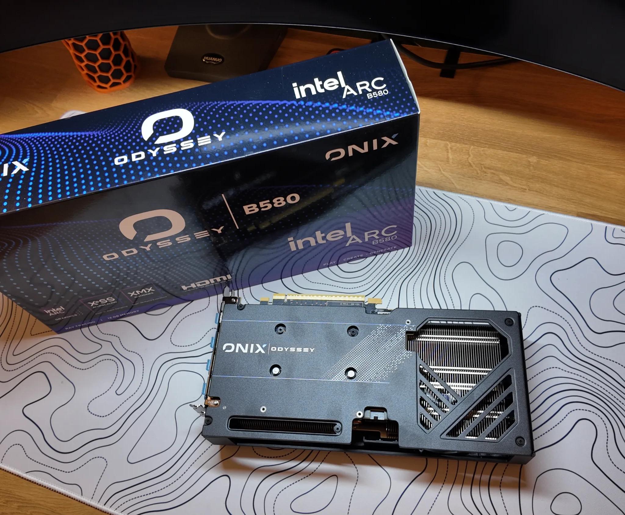 INTEL ONIX ODYSSEY Arc B580 12GB GDDR6 PCI Express 4.0x8 ATX Graphics Card  1080p/1440p