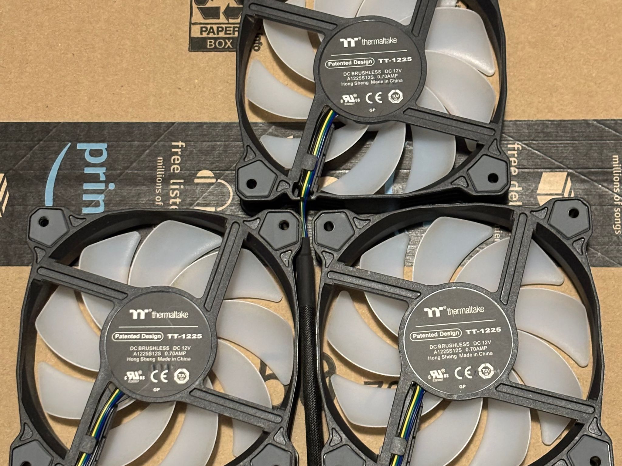 Pure Plus RGB TT Premium Edition 56.45 CFM 120 mm Fans 3-Pack