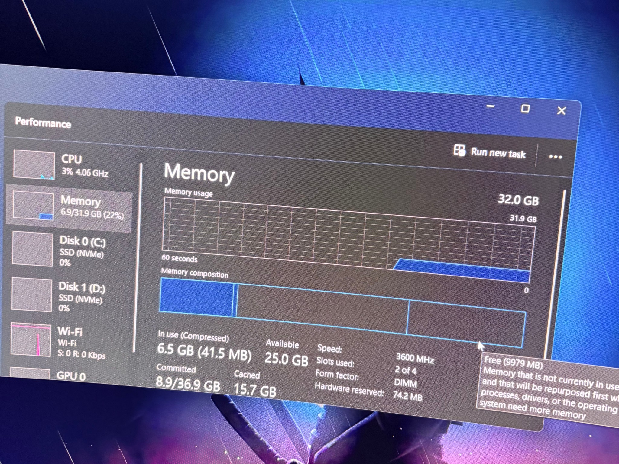 Corsair Vengeance RGB Pro SL 32GB (2x16) DDR4 3600Mhz