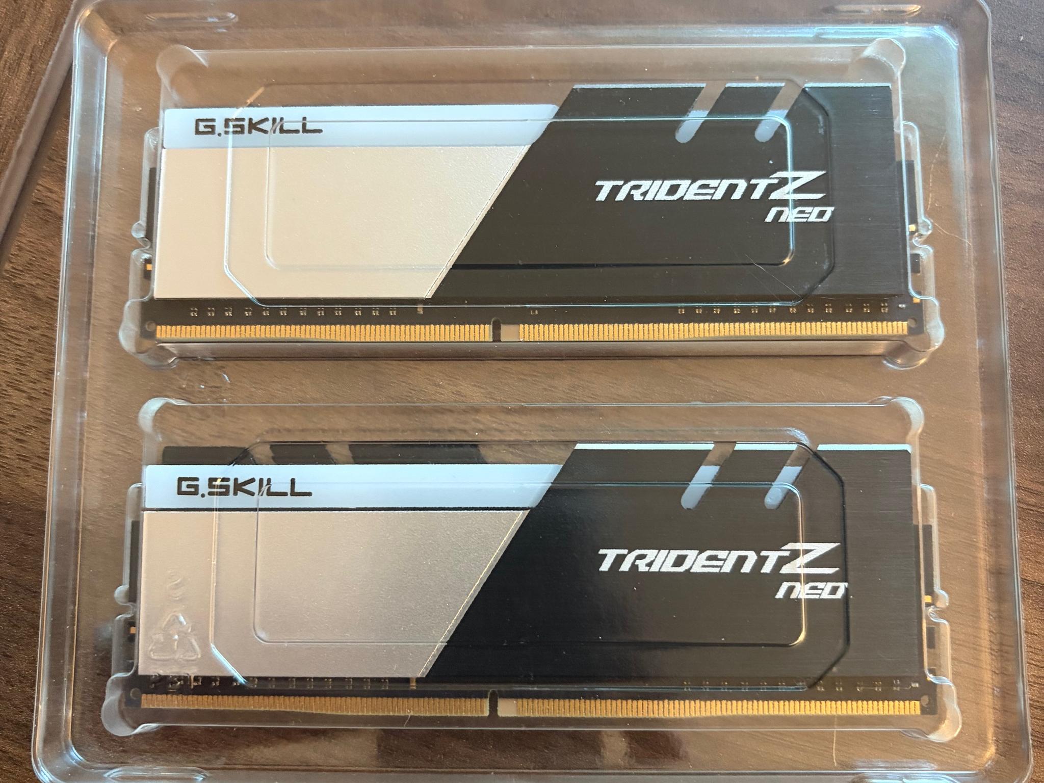 16GB (2 x 8GB) G. Skill TridentZ Neo 3600mhz DDR4