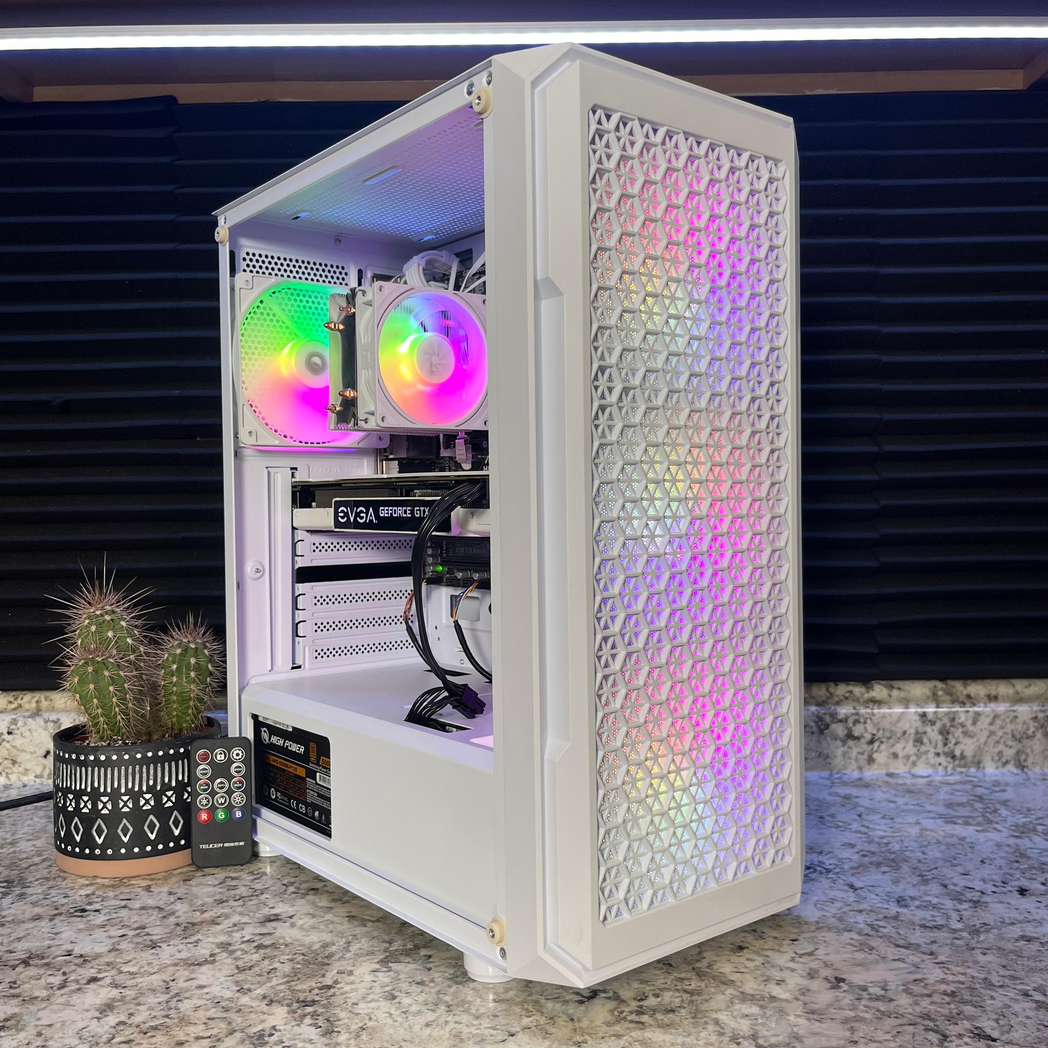 White RGB Gaming PC | i7 4770* + GTX 1060 6GB | 16GB