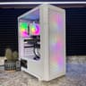 White RGB Gaming PC | i7 4770* + GTX 1060 6GB | 16GB