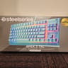 SteelSeries Gaming Keyboard, Tenkeyless, Wired, Apex 3 TKL Aqua