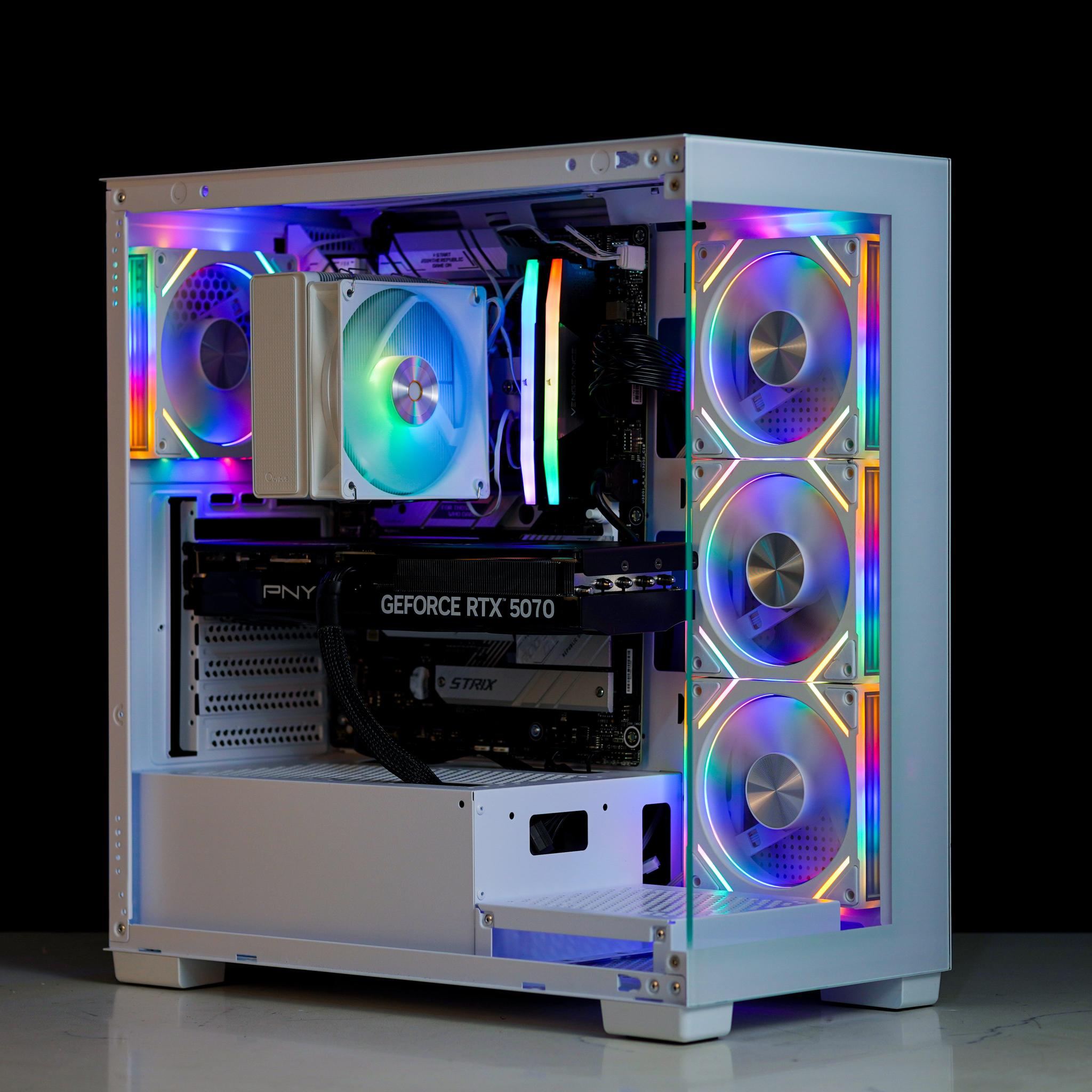 🥶🧊//Glacier Valley// - Ryzen 7 7700, RTX 5070 12GB, 32GB RAM, 2TB SSD🥶🧊 by EXT PC