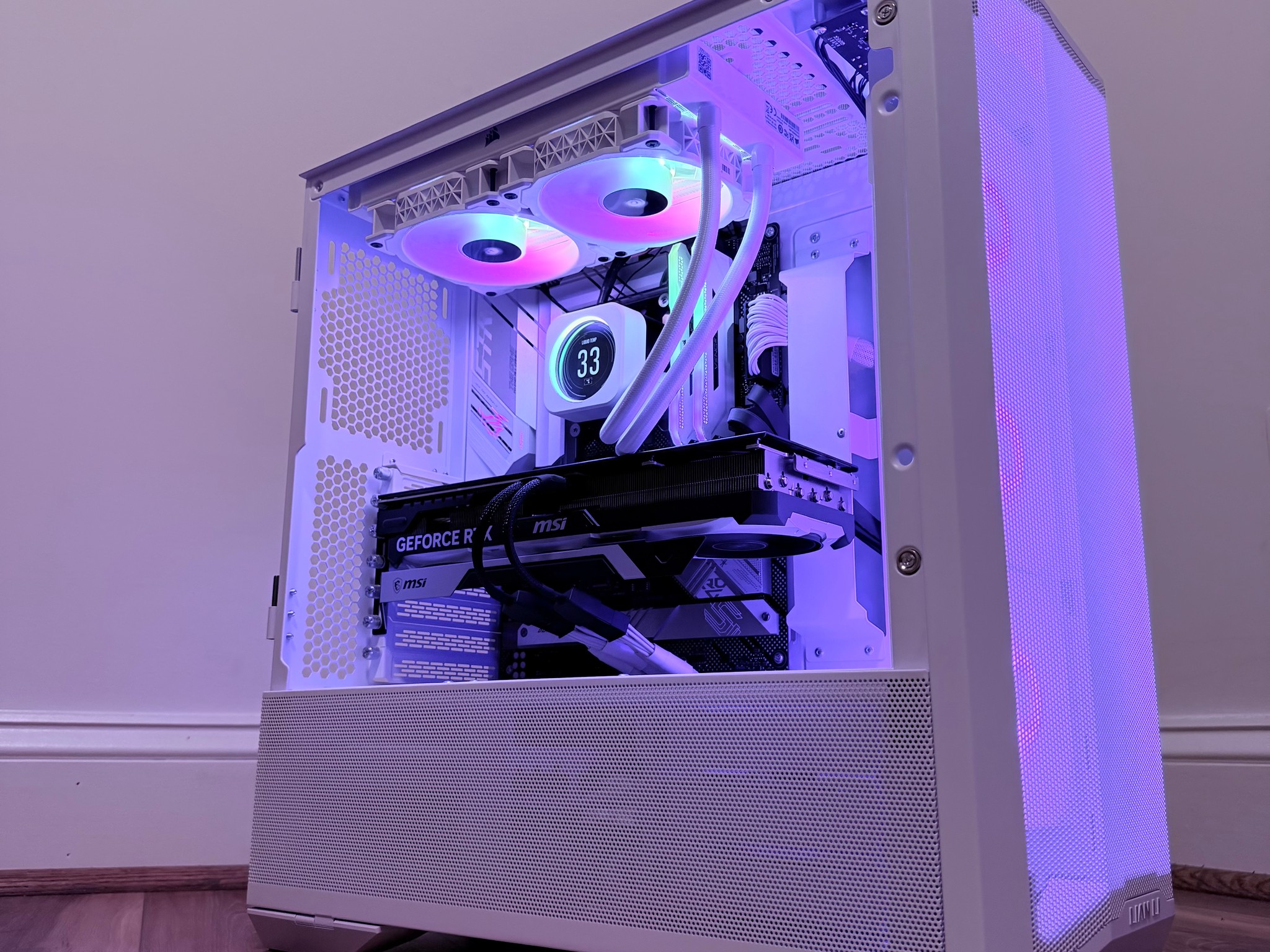 ❄️"Glacier Bloom"🌸| 1440p Gaming | RTX 4070 Ti 12GB | Intel i7 12700K | 32B DDR4 | 1tb NVME Storage