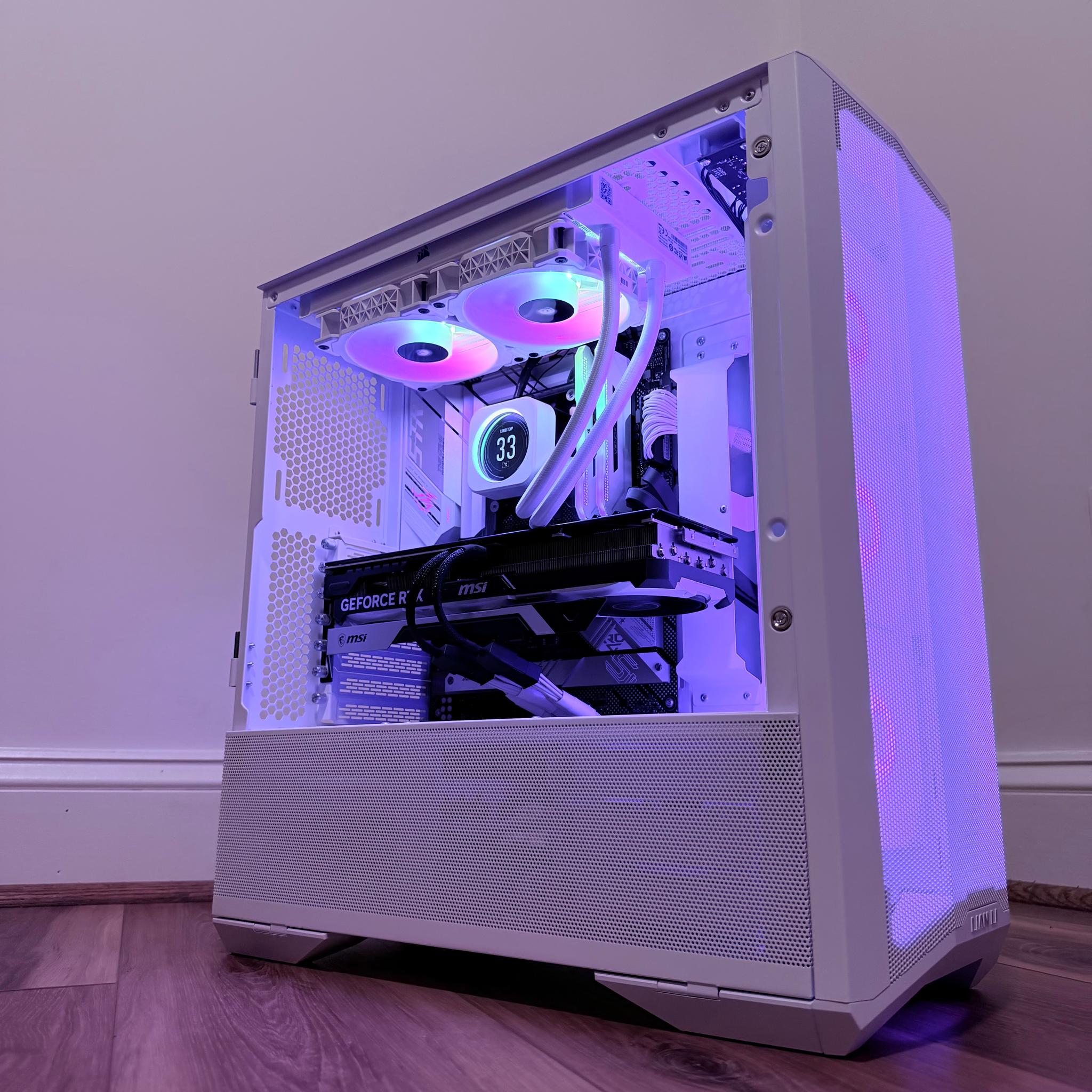 ❄️"Glacier Bloom"🌸| 1440p Gaming | RTX 4070 Ti 12GB | Intel i7 12700K | 32B DDR4 | 1tb NVME Storage