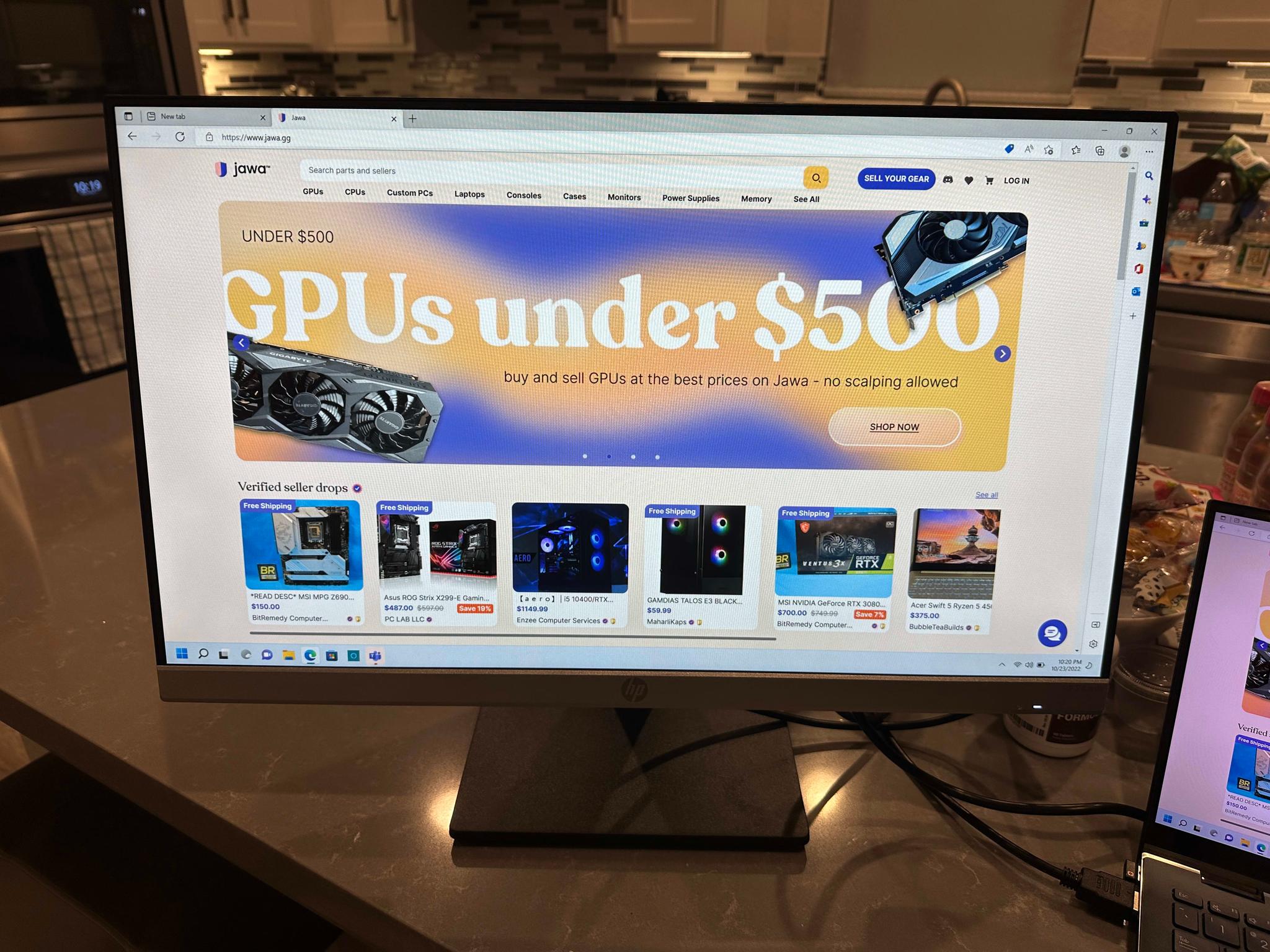 HP 24mh FHD 75hz IPS Height/Tilt Adjustable Monitor