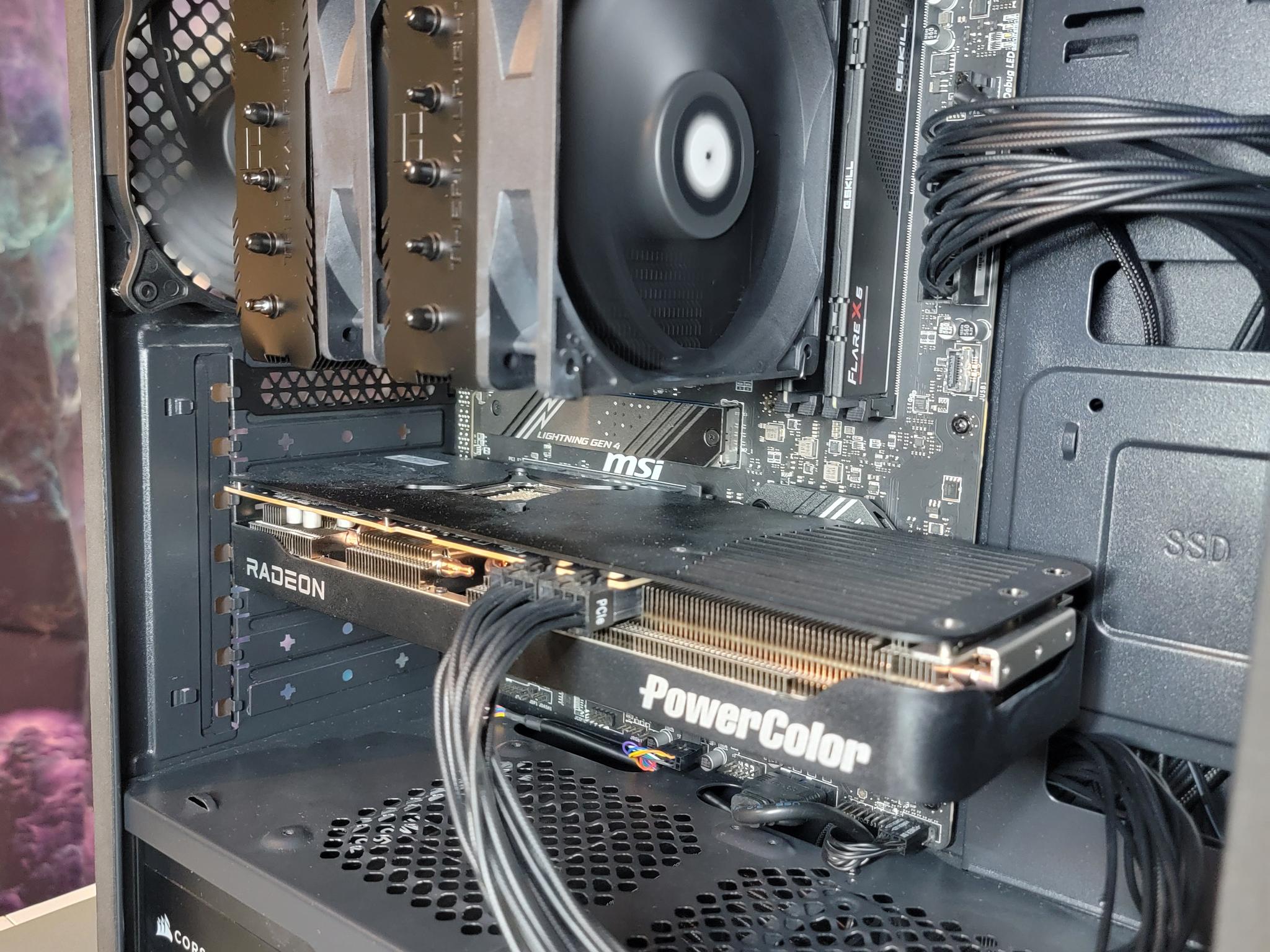 PowerColor RX 9070 XT 16gb + Ryzen 7700x PC Build #47