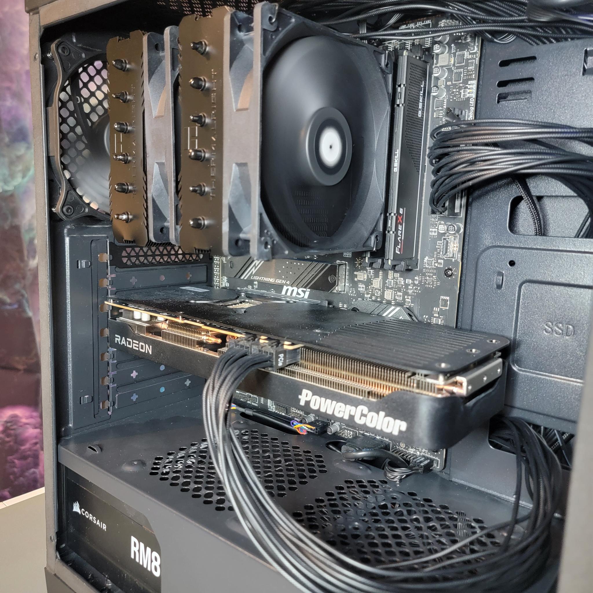 PowerColor RX 9070 XT 16gb + Ryzen 7700x PC Build #47