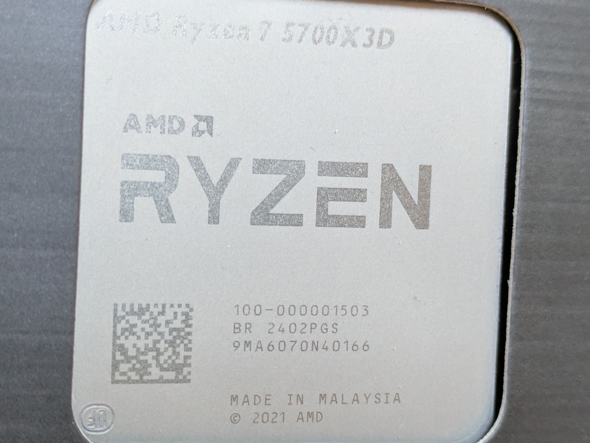 AMD Ryzen 7 5700X3D
