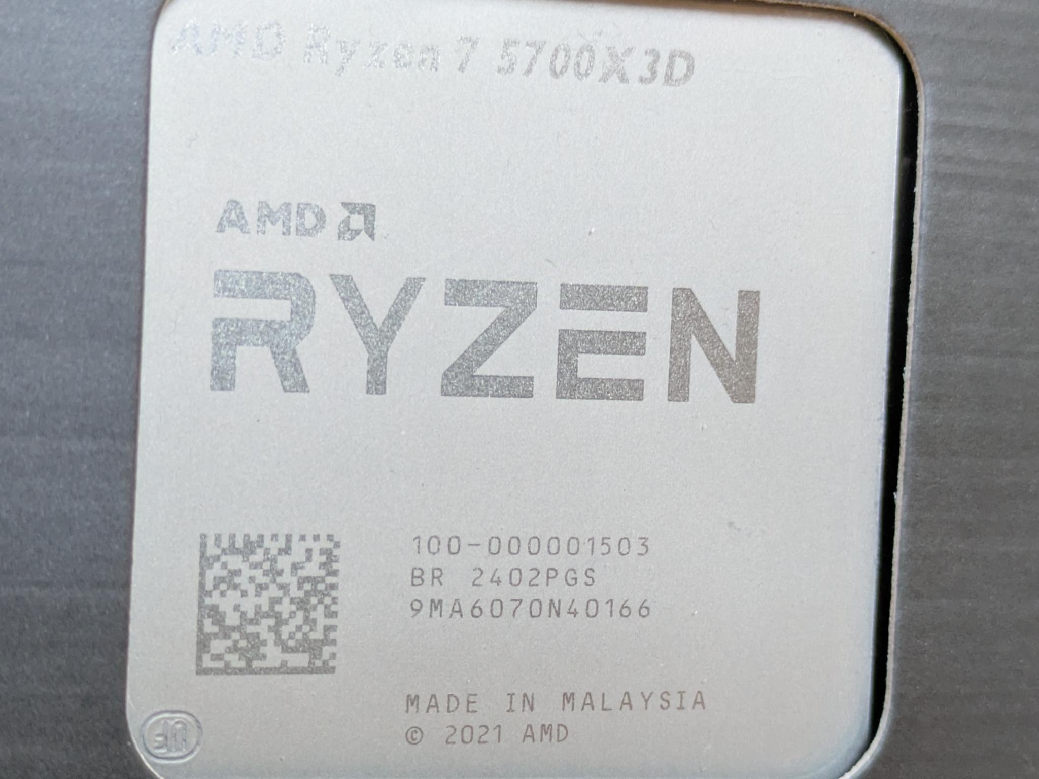 AMD Ryzen 7 5700X3D