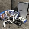 PS5 Disc Edition 1TB + 2x PS5 Controllers + 4 GAMES [SF6 + FFVII Remake + Astro Bot + Bloodborne]