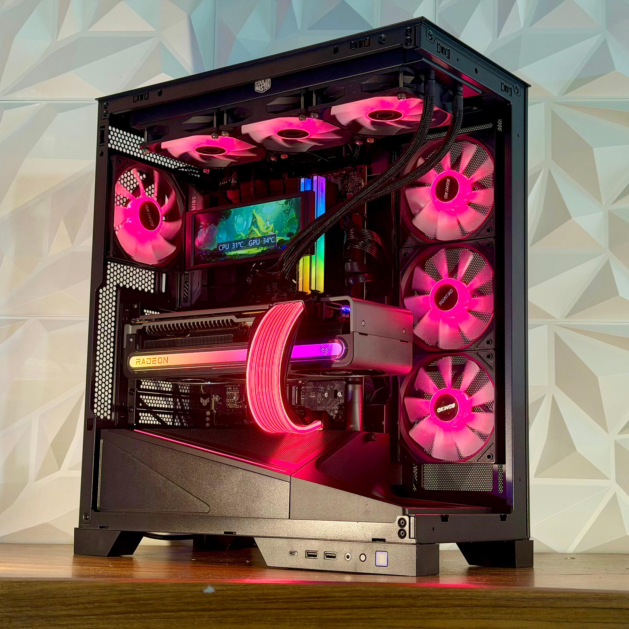 i9-13900K | RX 7900 XTX | 32GB DDR5| 2TB NVMe | LCD | Windows 11 Pro 🌊"🌊 “AQUA OVERDRIVE” PC
