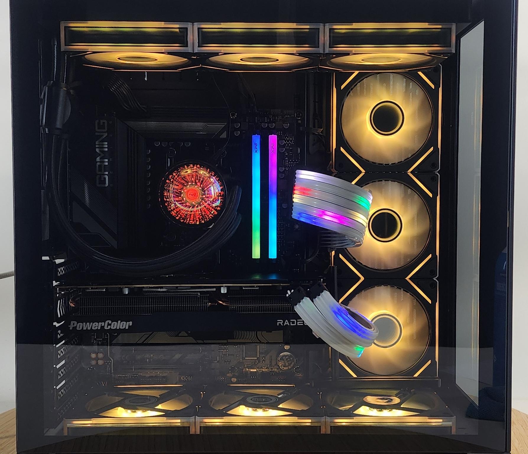 Gaming PC Ryzen 7 7700 32GB RAM 1TB SSD RX 7800 XT 16GB Windows 11 Computer