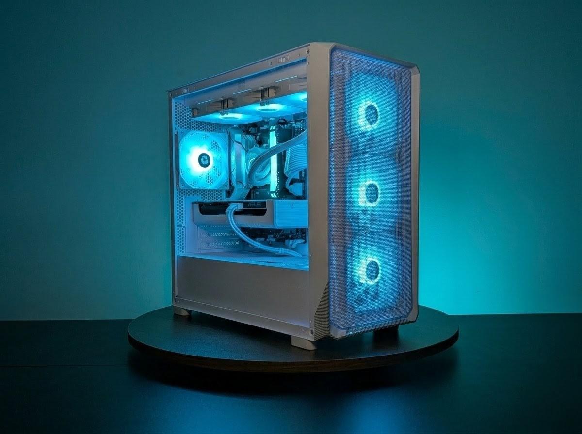 ❄️ WHITE RTX 5060 PC | INTEL I5-13400F | 32GB DDR4 | 500GB NVMe + 480GB SATA | WIFI&BT | WINDOWS 11