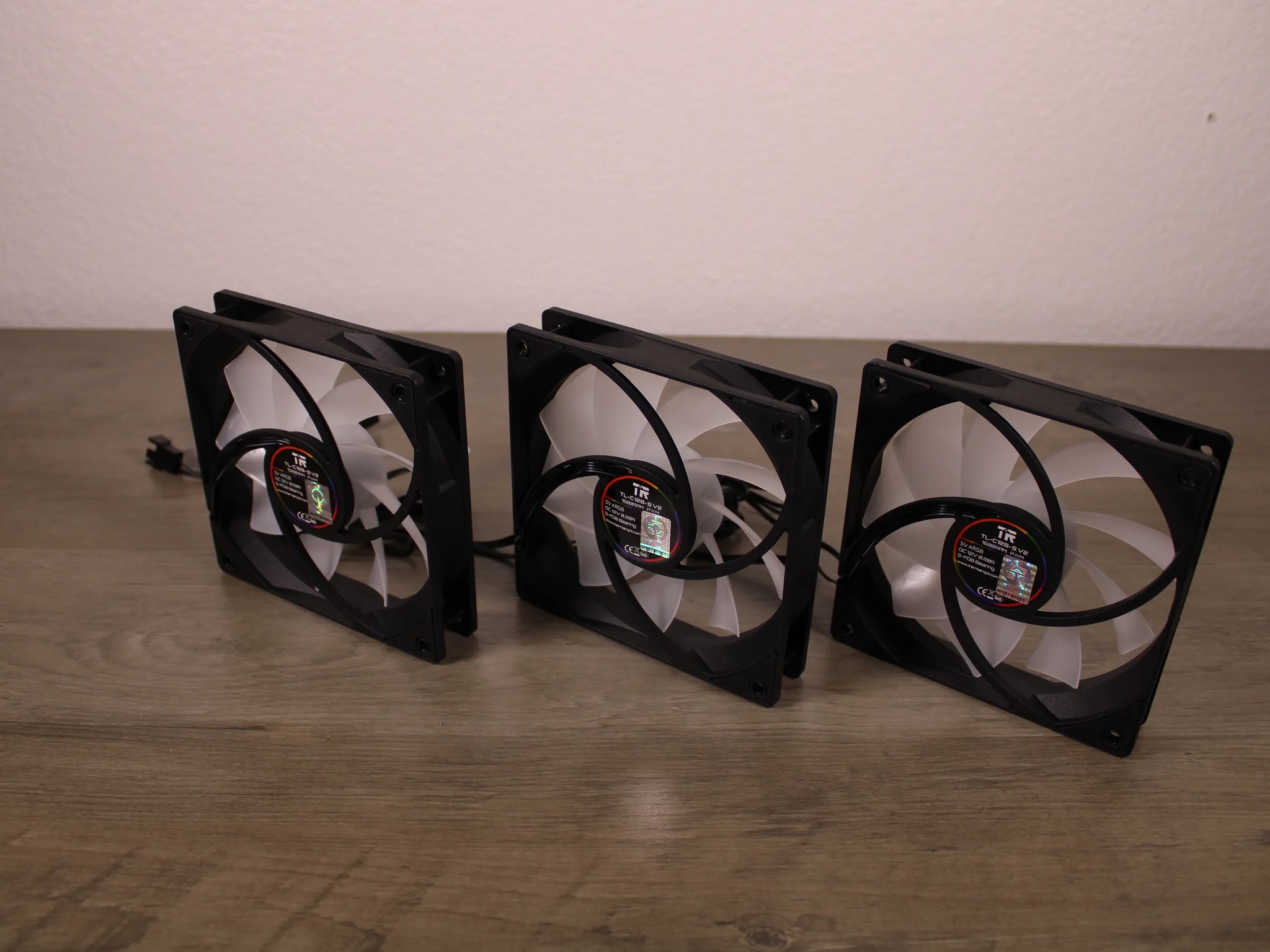 3 Thermaltake 120mm Case Fans| PWM ARGB Fans with S-FDB Bearings | BRAND NEW