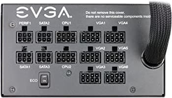EVGA 1000 GQ 80+ GOLD 210-GQ-1000-V1 1000W Semi Modular Power Supply PSU