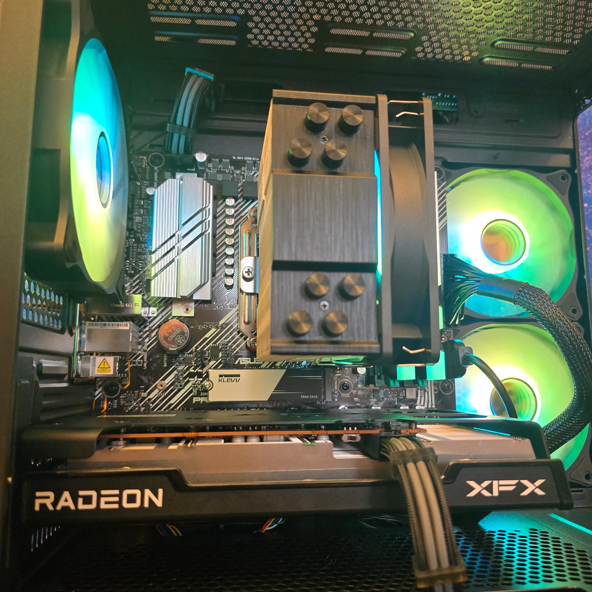 MID LEVEL 1080P PC | RX 6600 8GB | Ryzen 5 5500 | B550M | 16GB DDR4