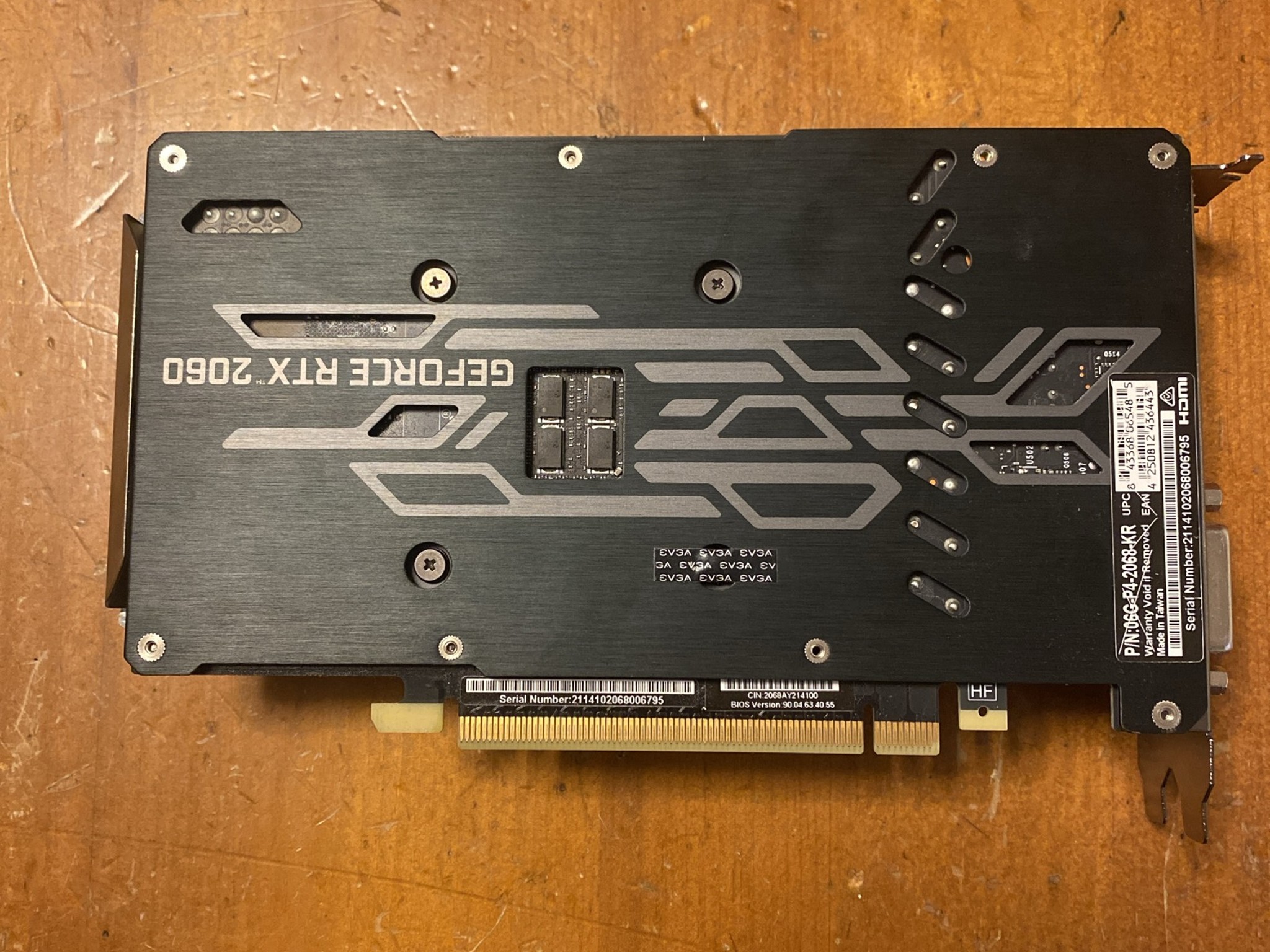 EVGA GeForce RTX 2060 KO ULTRA GAMING 6 GB GDDR6 PCI Express 3.0 Graphics Card