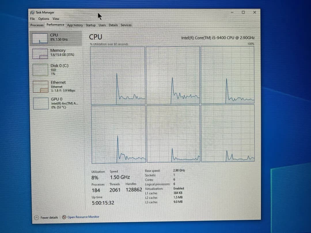 Intel Core i5-9400 LGA 1151 CPU