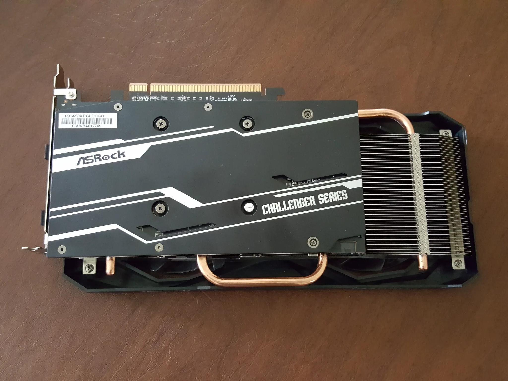 AMD RADEON RX 6650 XT 8GB ASROCK CHALLENGER D OC