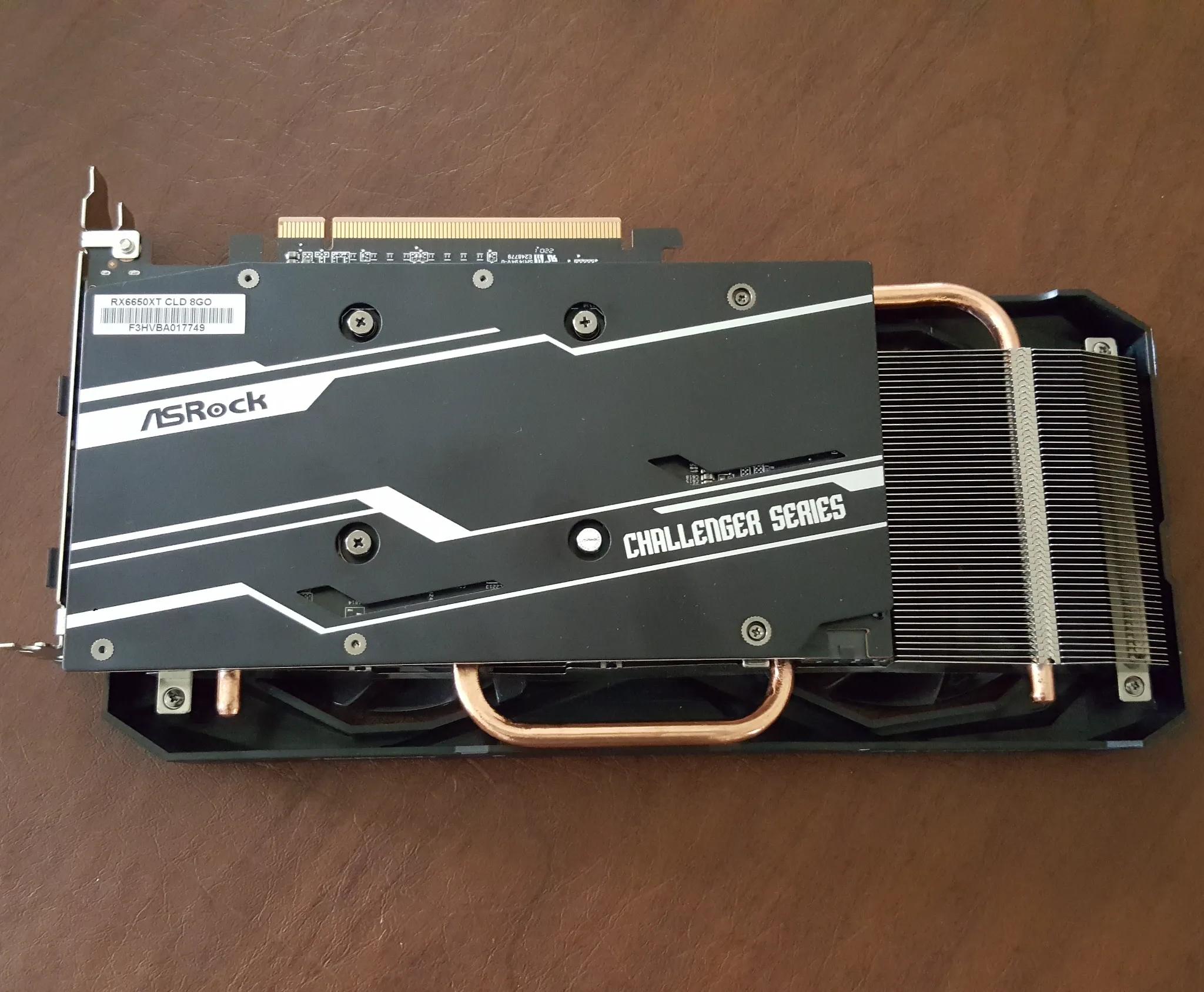 AMD RADEON RX 6650 XT 8GB ASROCK CHALLENGER D OC