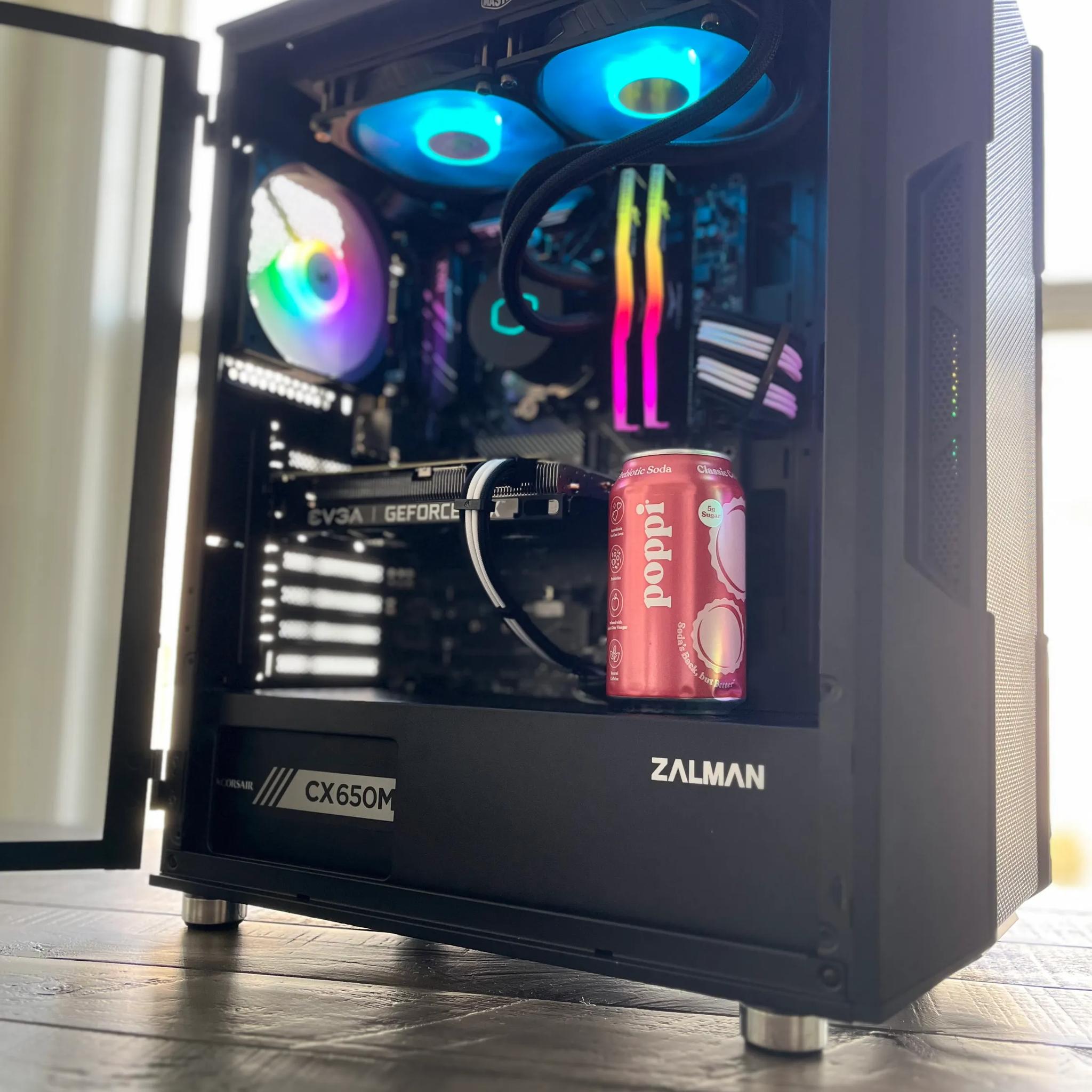 🥶 1440P FREEZER Gaming PC Ryzen 7 5800X | EVGA RTX 3060 12GB | 32GB RAM | 1TB NVME