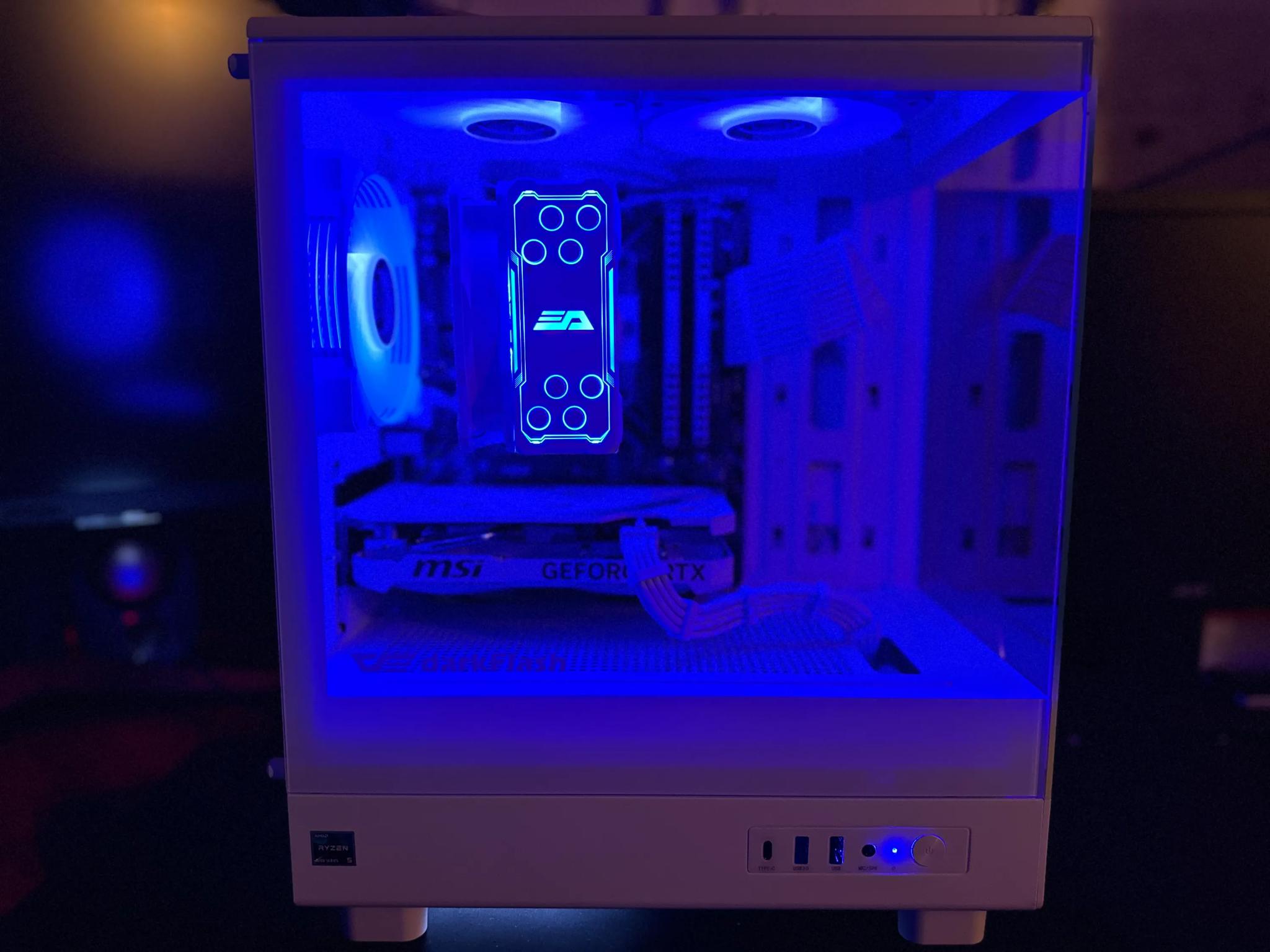 🔥WHITE-OUT🔥RYZEN 5 5600x MSI Ventus RTX 4060 OC Edition 32gb Ram 1TB M.2 SSD🔥 650w Gold R PSU🔥