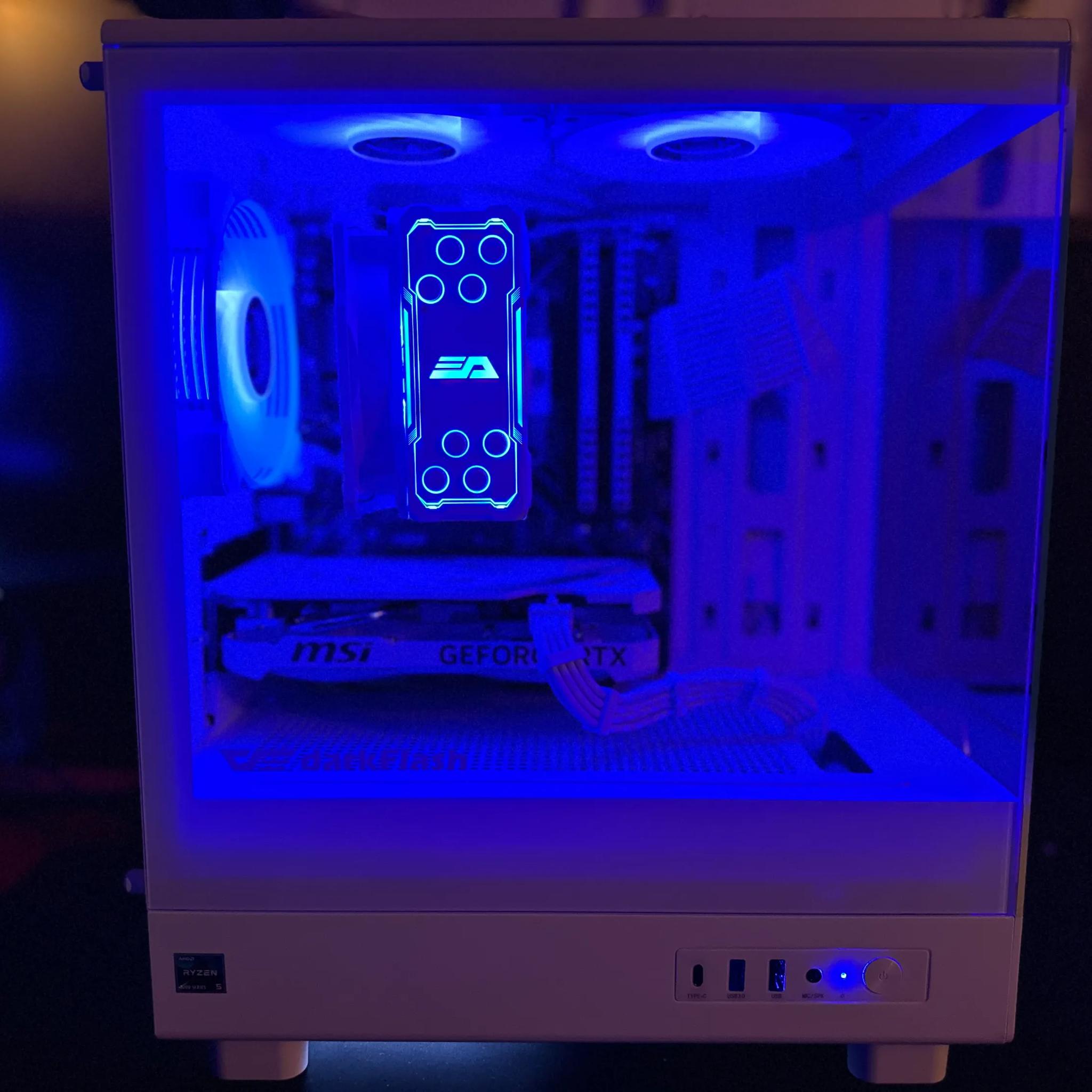 🔥WHITE-OUT🔥RYZEN 5 5600x MSI Ventus RTX 4060 OC Edition 32gb Ram 1TB M.2 SSD🔥 650w Gold R PSU🔥
