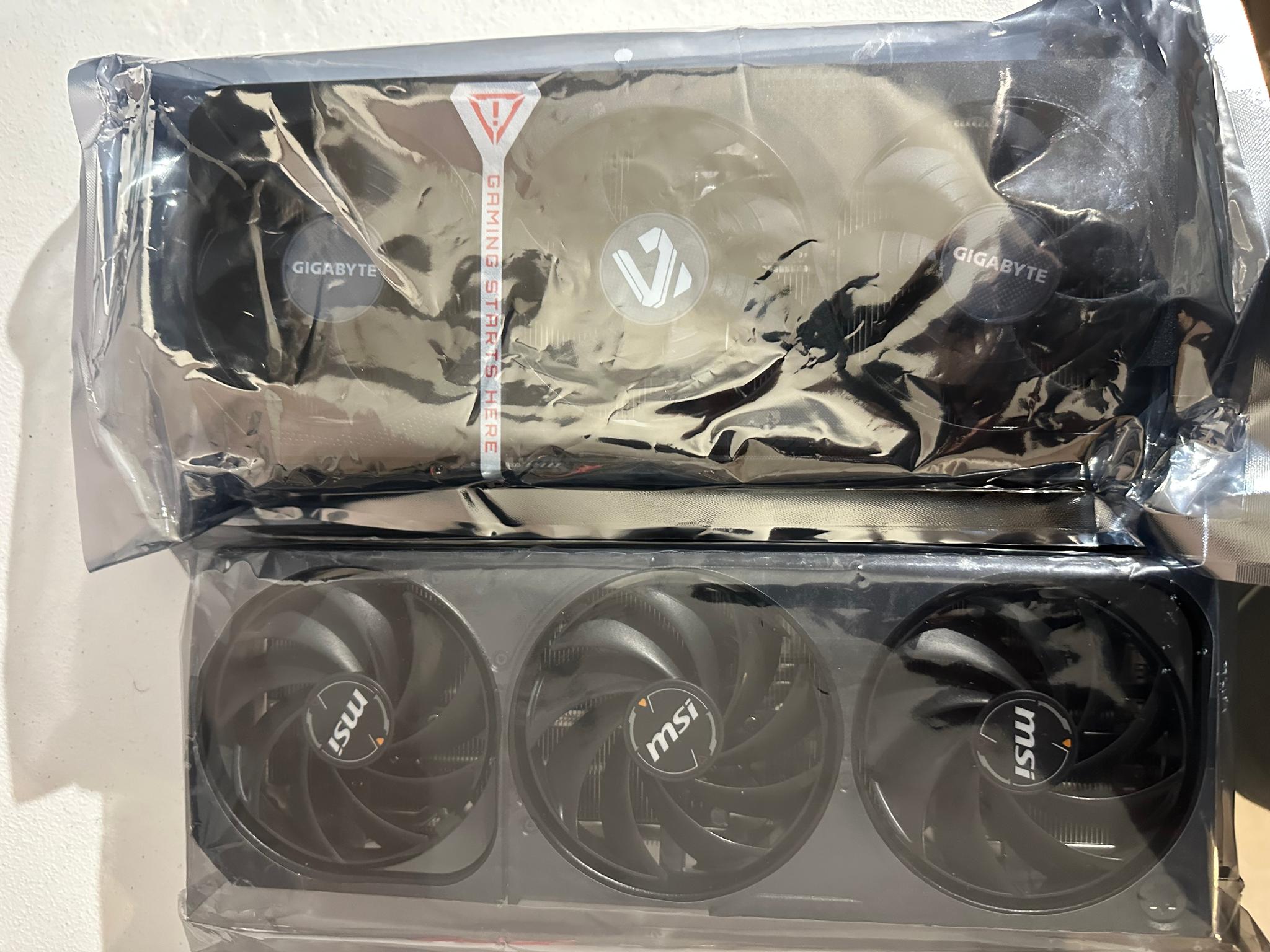 MSI RTX 5070 Ti SHADOW 3X OC & 9070xt Gigabyte