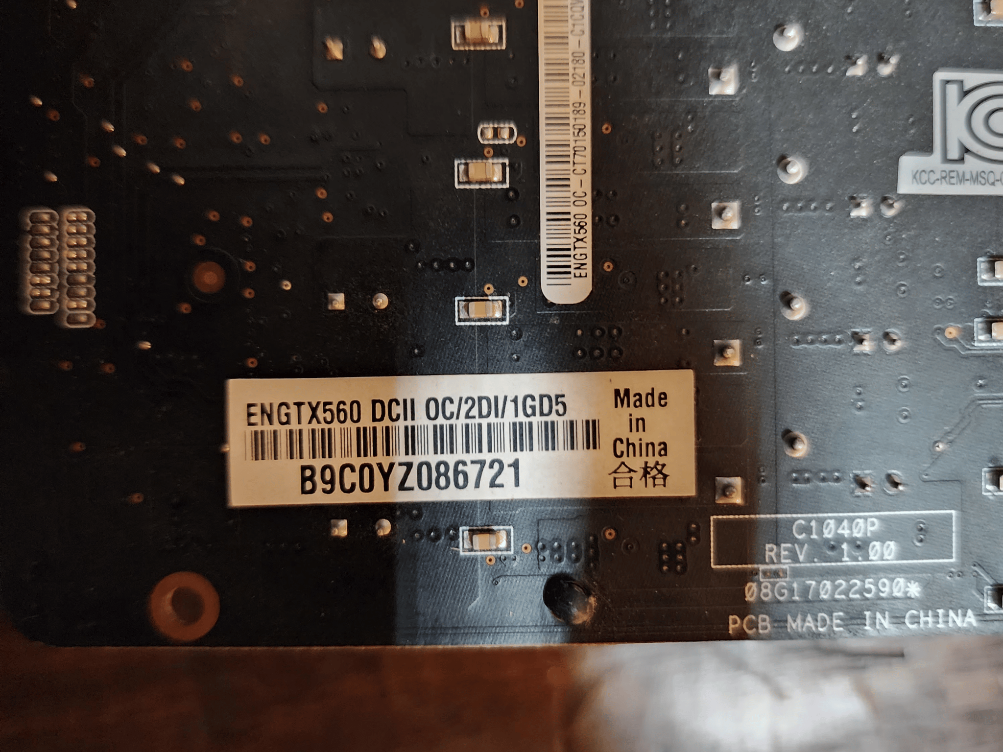 ASUS GeForce GTX 560 DCII 1GB *for parts*