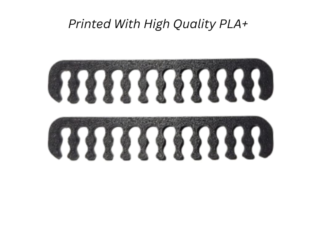 🔥 16 Pack Black Cable Combs 🔥 3D Printed | High Quality PLA+ Plastic
