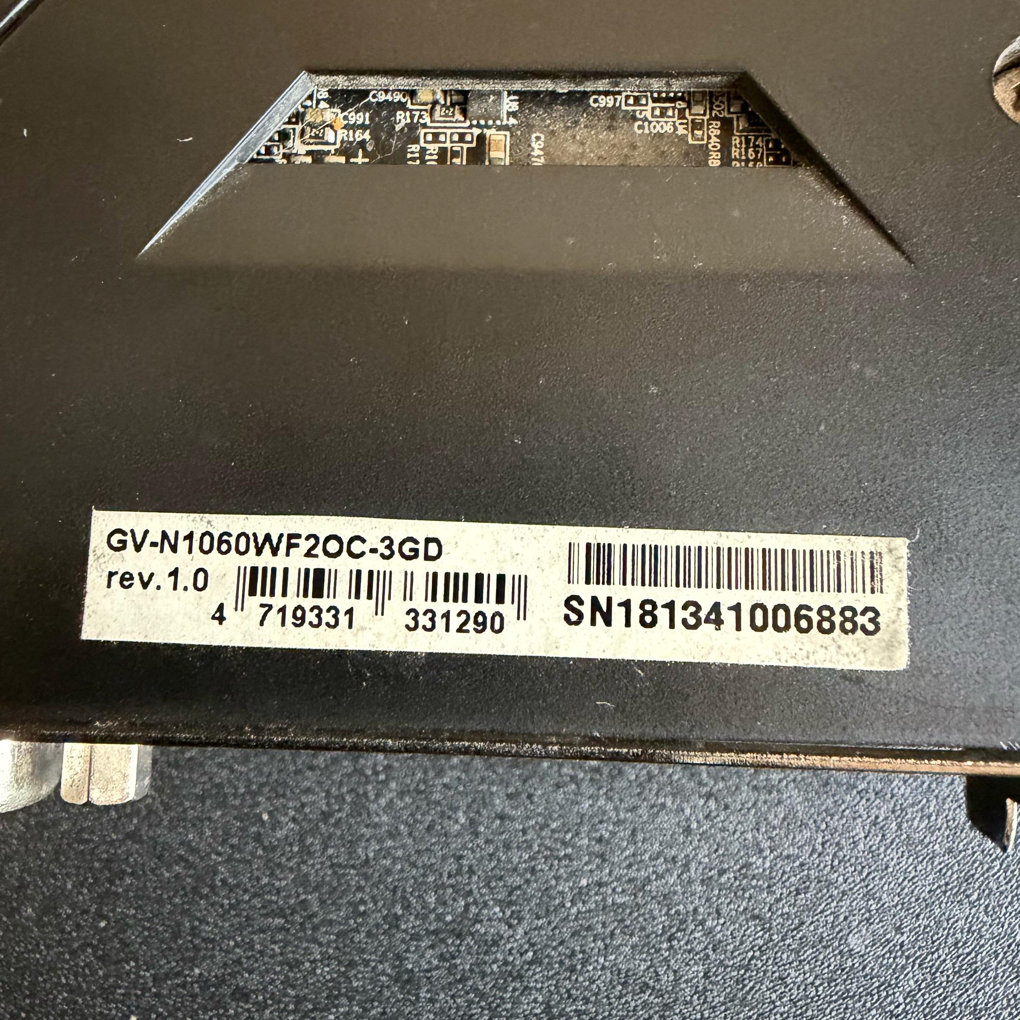 Gigabyte GAMING GeForce GTX 1060 3GB
