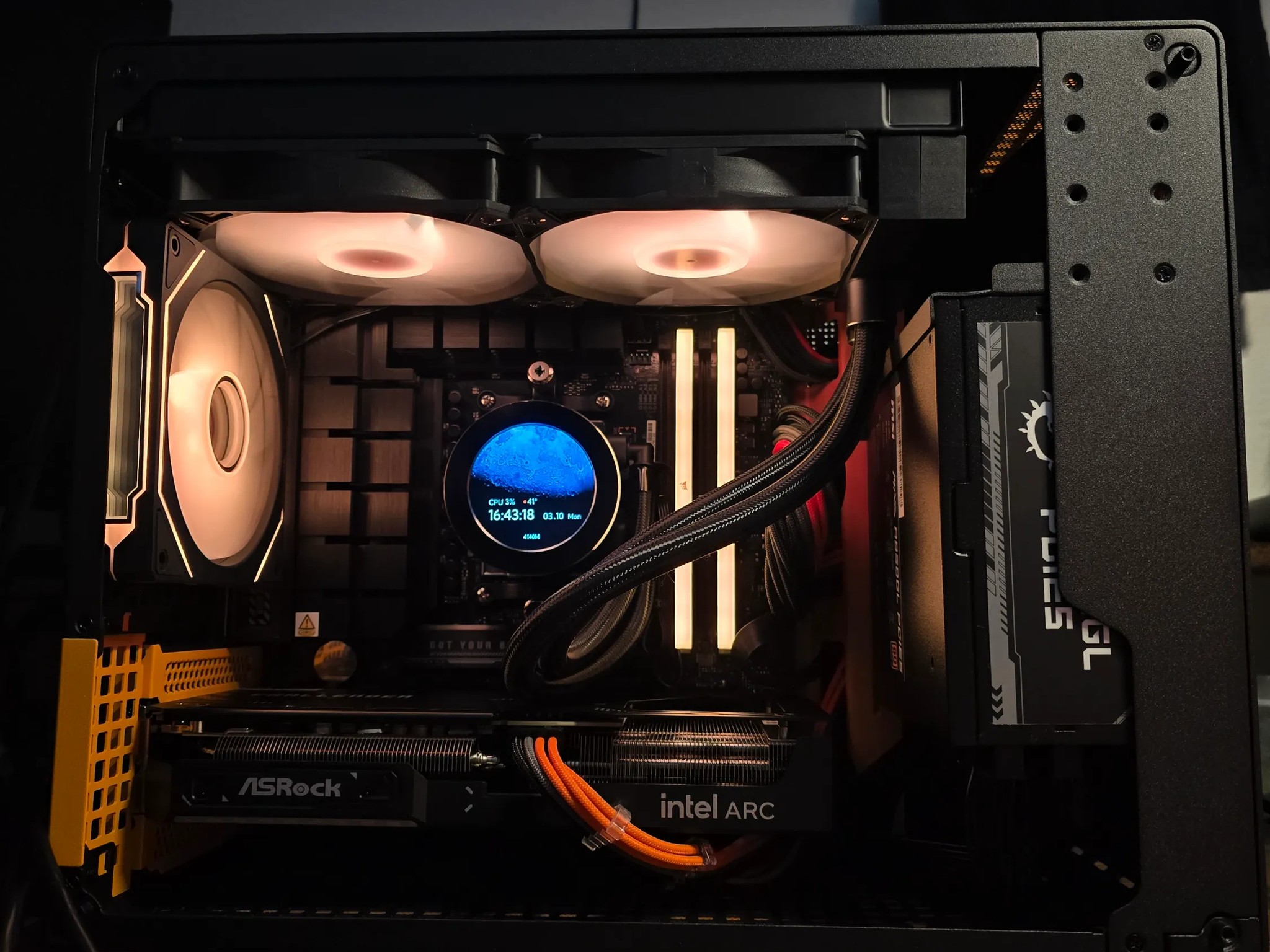 "Orange Ghost" (Clyde), Ryzen 9600x, Intel Arc B580, 32GB DDR5