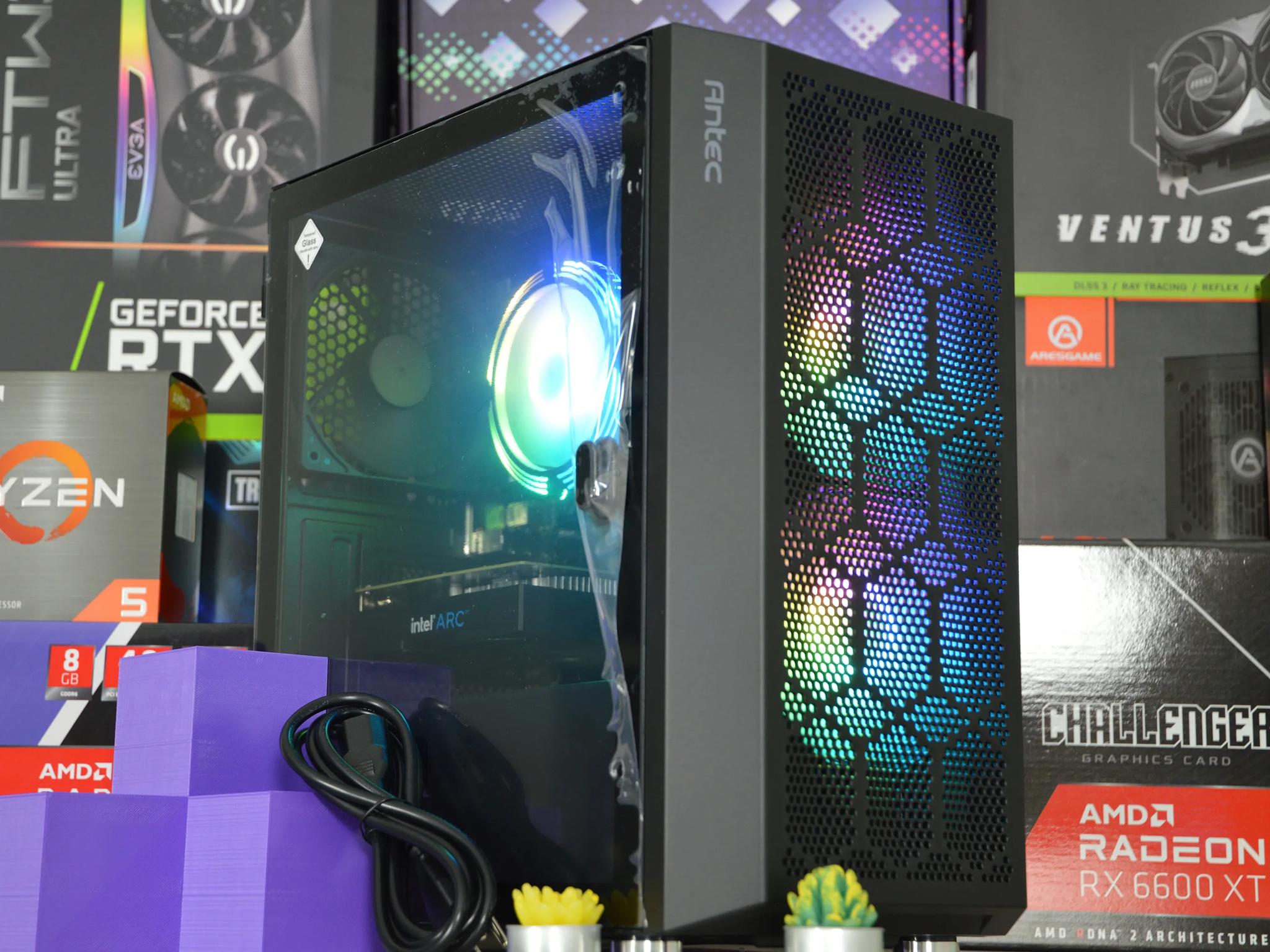 ⚡⚡ | ARC A380 6GB | RYZEN 5 3600 | 16GB DDR4 RAM | 1TB NVME SSD | Electric Arc |