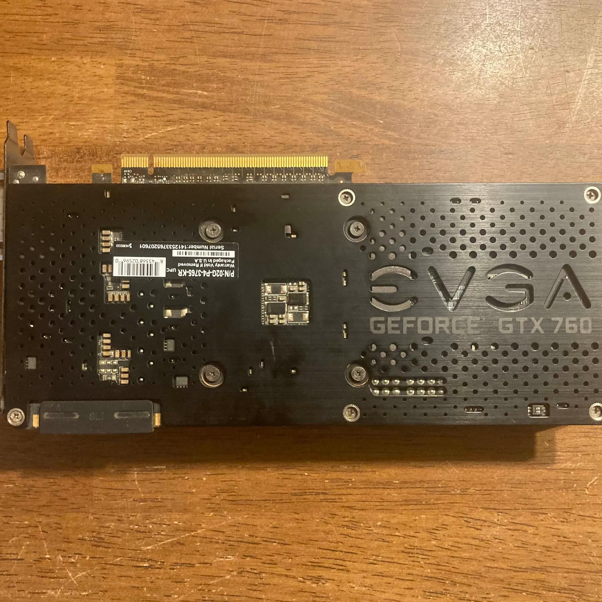 EVGA GTX 760 SC ACX 2GB Graphics Card