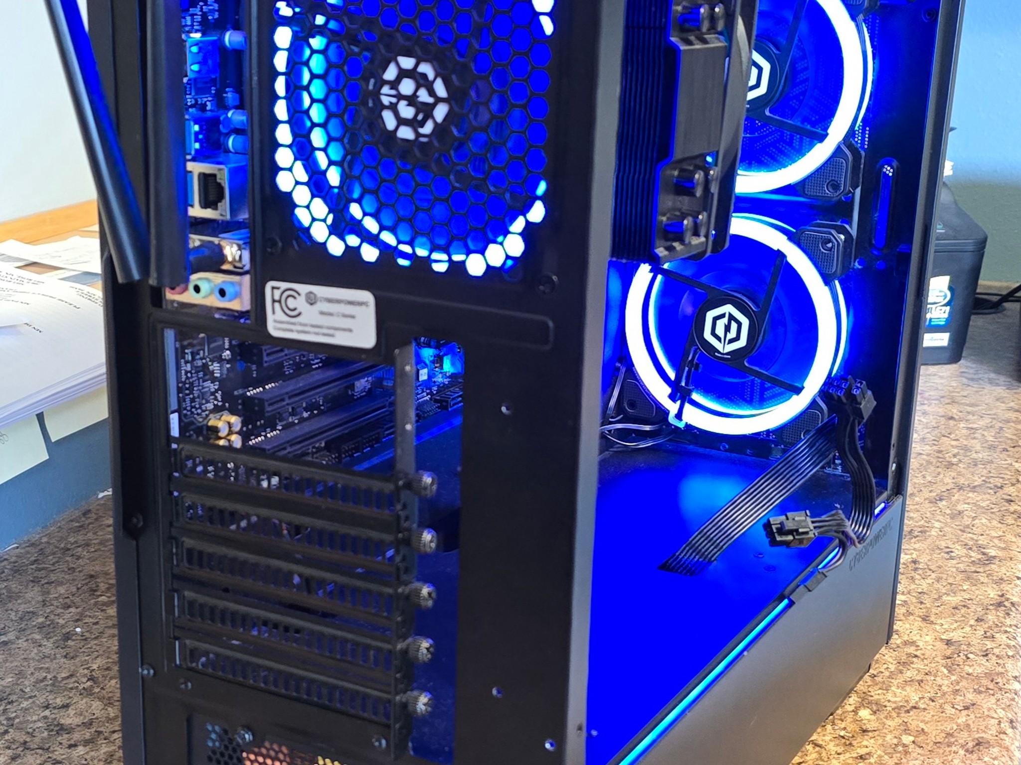 Motherboard case combo (read description)