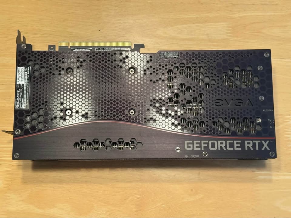 Like New EVGA RTX 3070 FTW3 Ultra 8 GB with original box