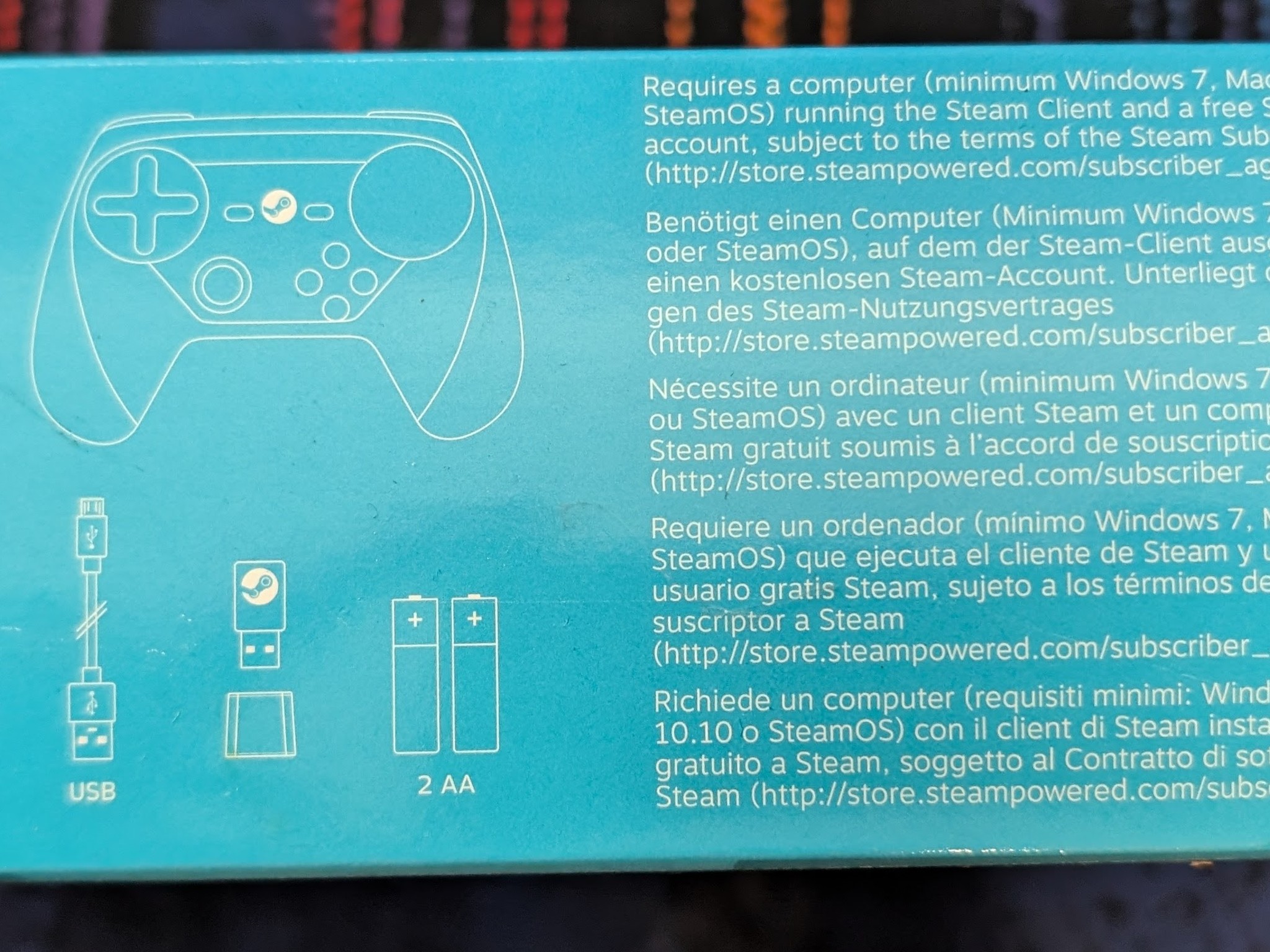 Valve Steam Controller (Model 1001) - New In Box (NIB / Sealed)