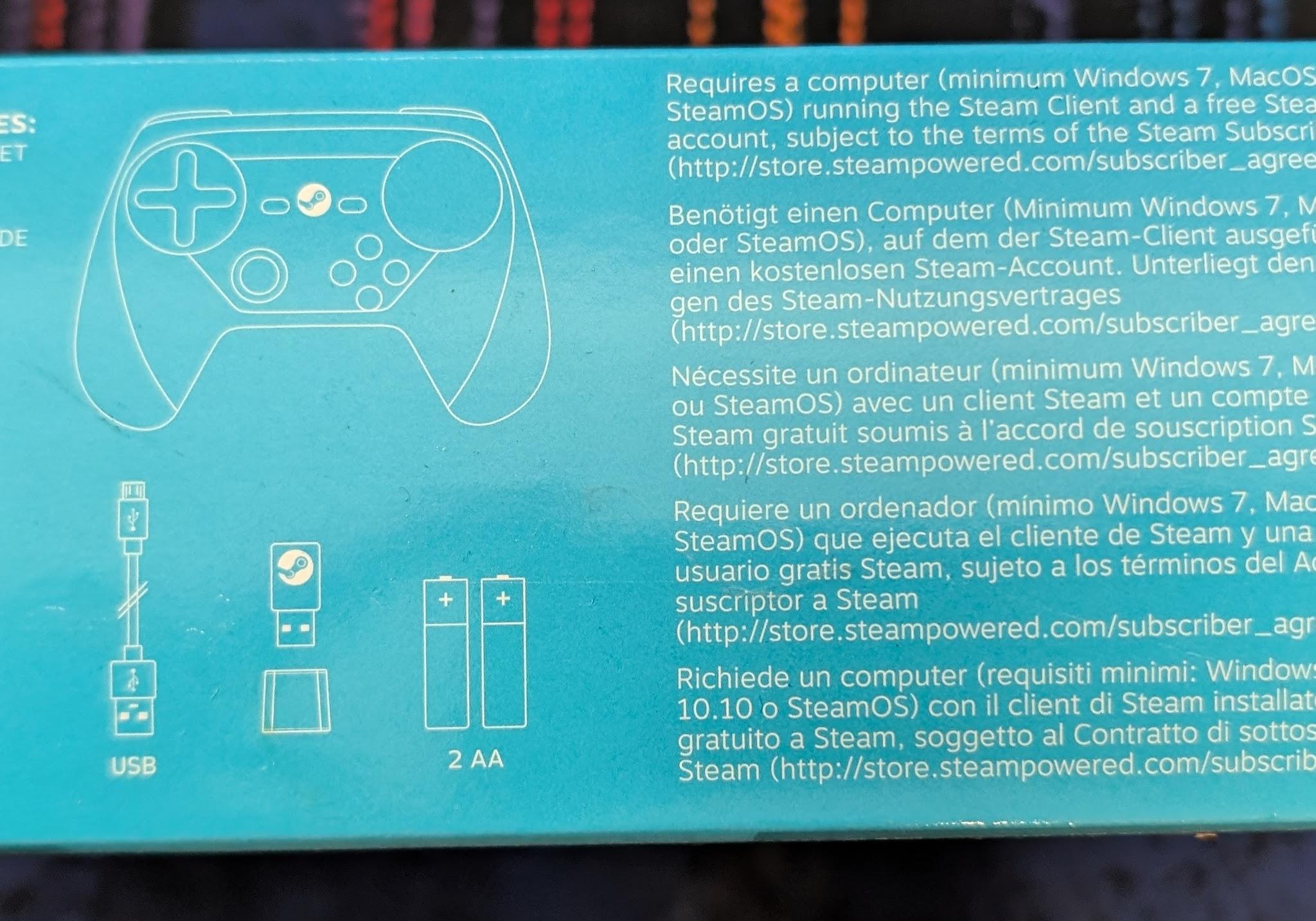 Valve Steam Controller (Model 1001) - New In Box (NIB / Sealed)