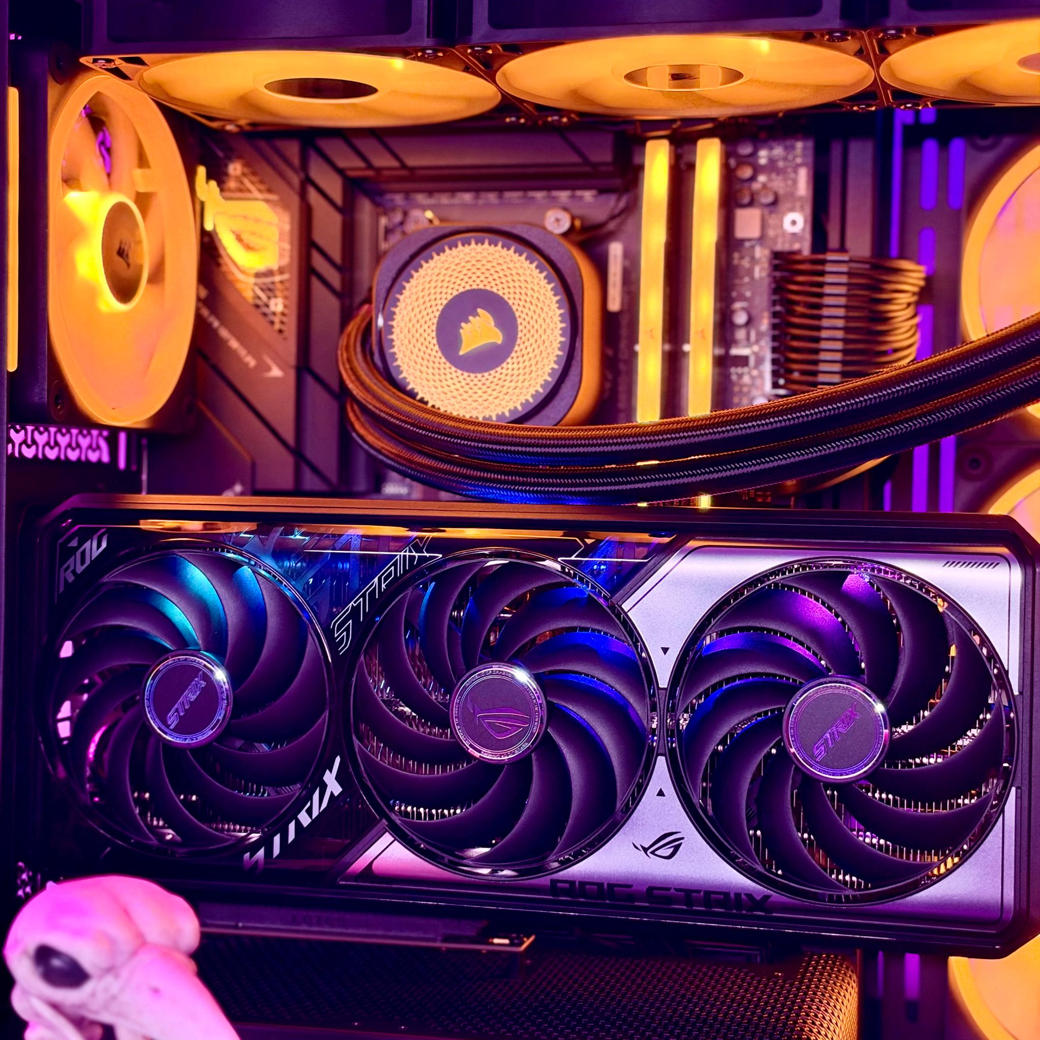 Obsidian Flux - Ryzen 9800X3D | ROG STRIX 5070 Ti OC 16G | 32GB DDR5 RAM | 2TB SSD NVMe | Win 11 PRO