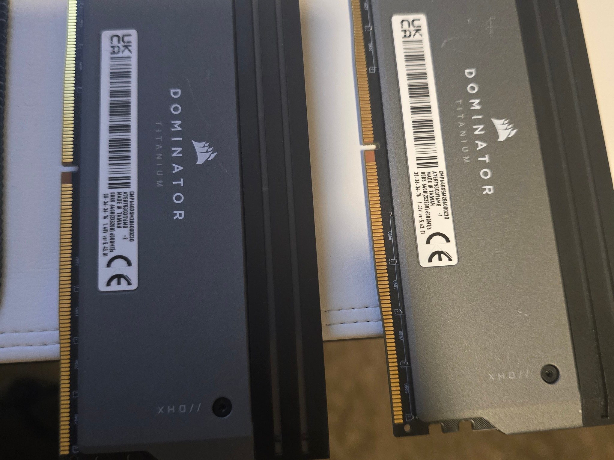 Corsair dominator titanium memory / ram 64gb 6000mhz 30cl