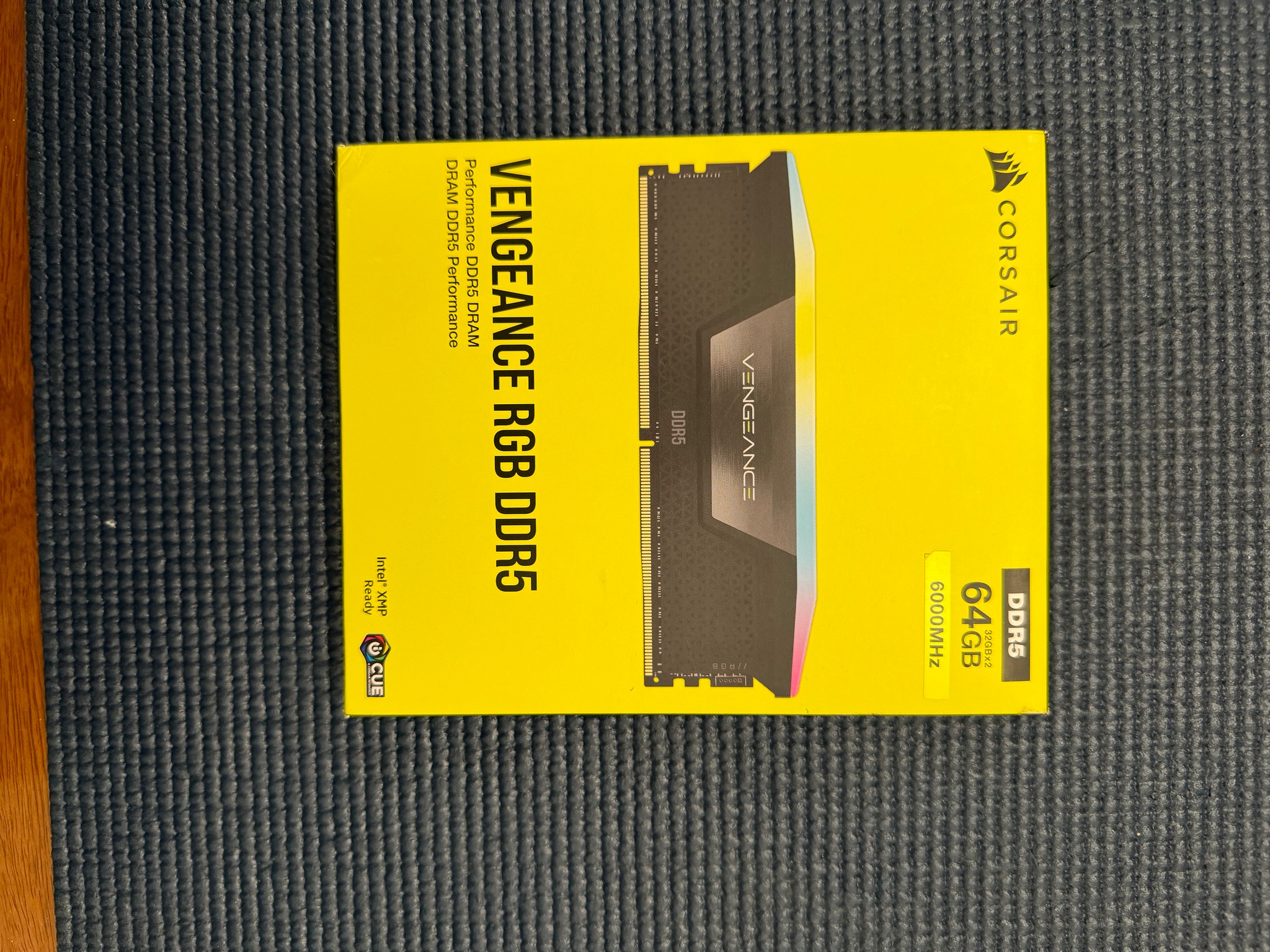 CORSAIR VENGEANCE RGB DDR5 RAM 64GB (2x32GB) 6000MHz CL30 Intel XMP iCUE Compatible Computer Memory