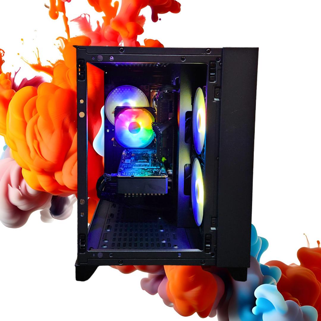 💡Spotlight🔦: GTX 1070 8GB | Xeon E5-2650 V3 | 16GB DDR4 RAM | 1TB SSD | 5 Fans | Black RGB PC