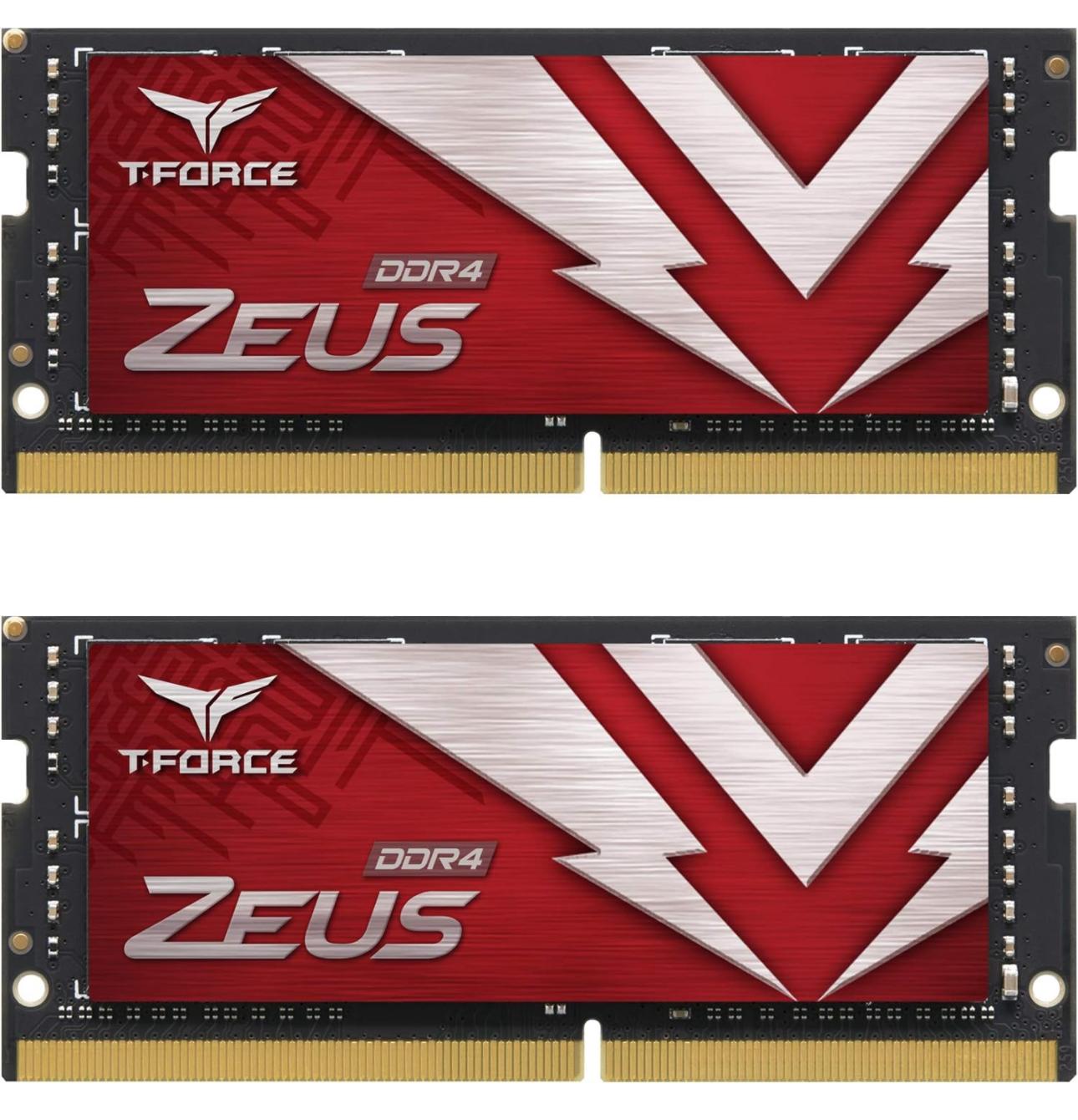 TEAMGROUP T-Force Zeus DDR4 SODIMM 16GB (2x8GB) 3200MHz (PC4-25600) 260 Pin CL22