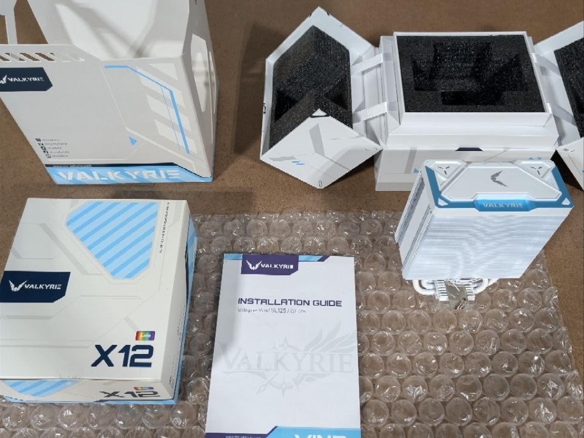 Valkyrie Vind SL125 CPU Air Cooler - White (VK-AIRSL125W)